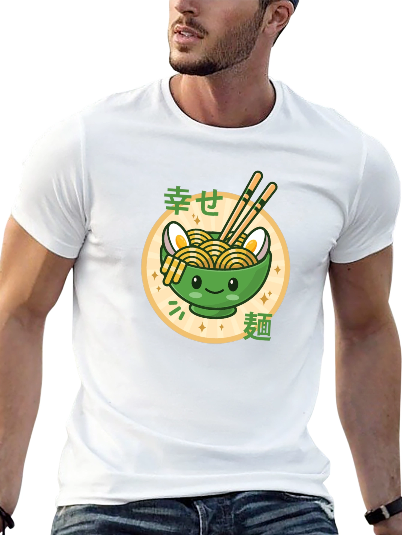 Kawaii Ramen T-Shirt - Cute Japanese Noodles Graphic Tee