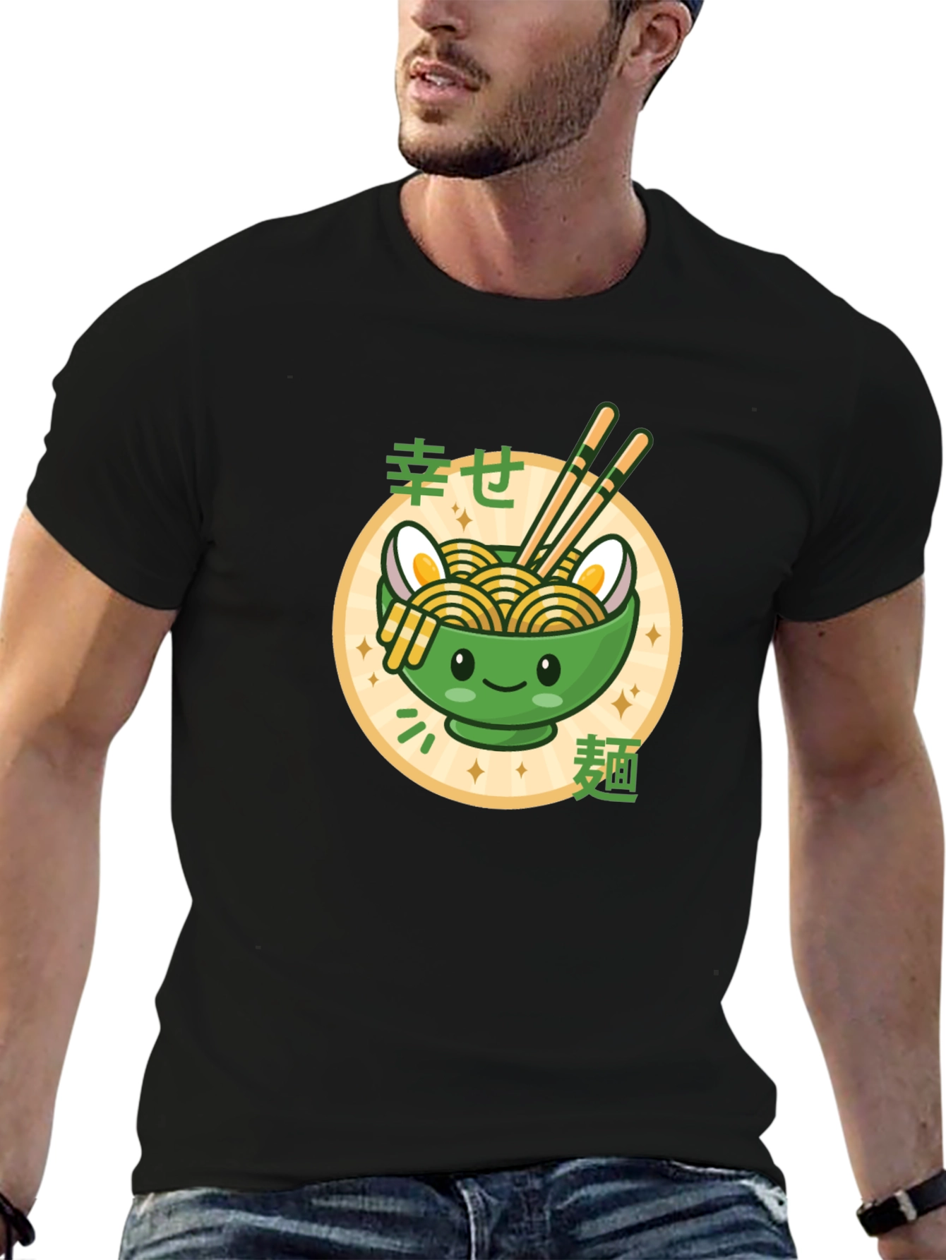 Kawaii Ramen T-Shirt - Cute Japanese Noodles Graphic Tee