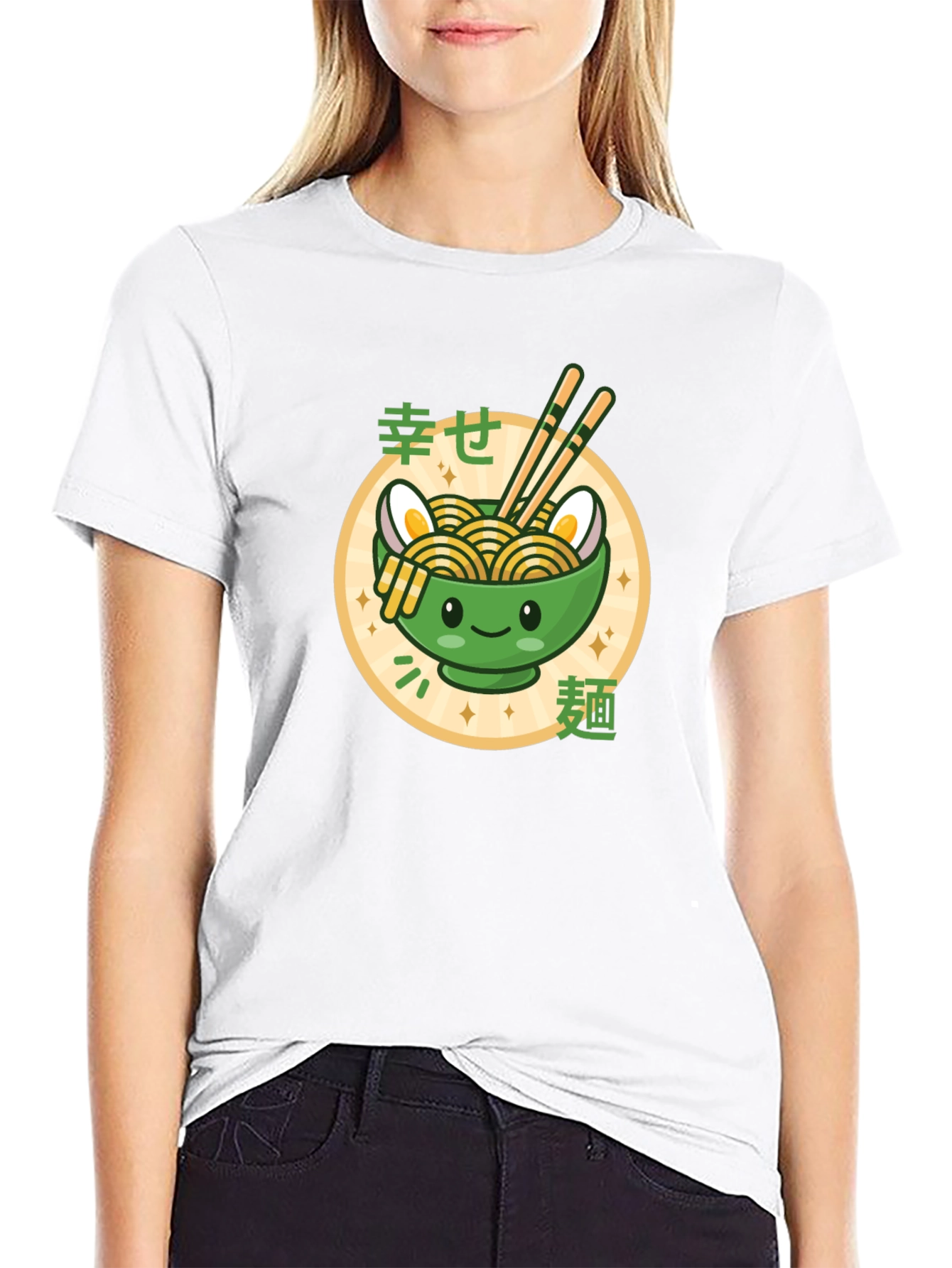 Kawaii Ramen T-Shirt - Cute Japanese Noodles Graphic Tee