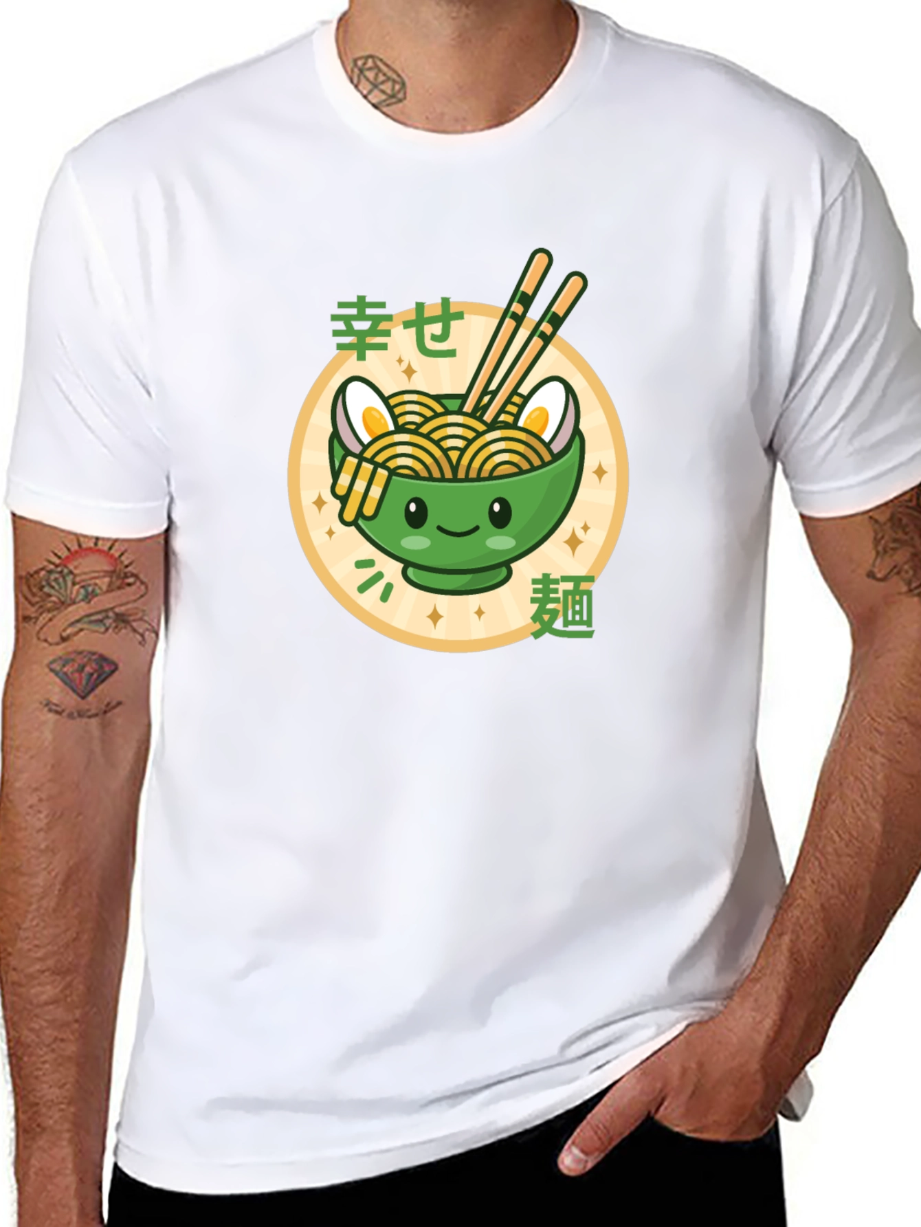 Kawaii Ramen T-Shirt - Cute Japanese Noodles Graphic Tee