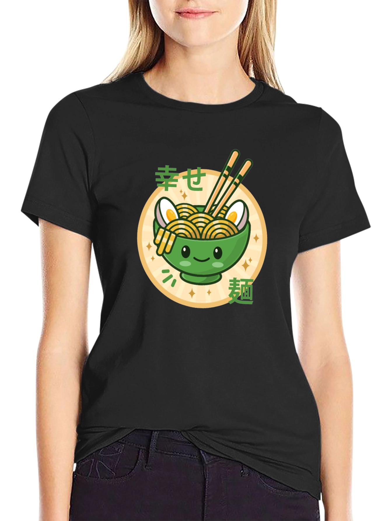Kawaii Ramen T-Shirt - Cute Japanese Noodles Graphic Tee