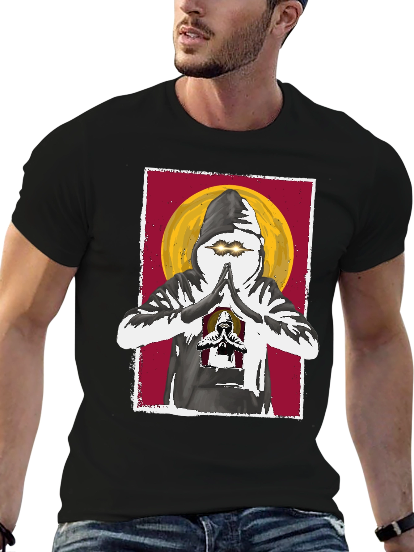 Enlightened Monk Graphic T-Shirt