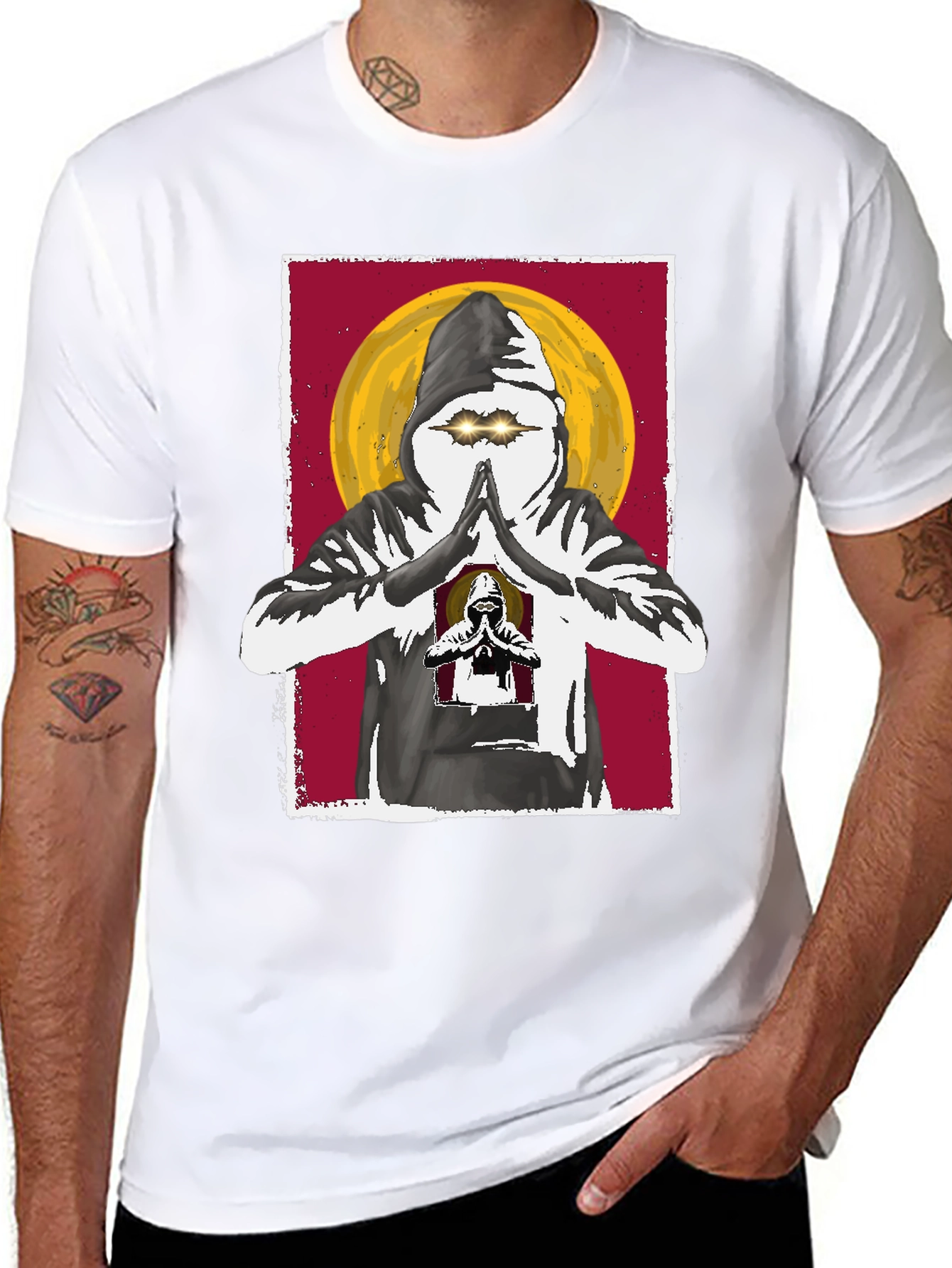 Enlightened Monk Graphic T-Shirt