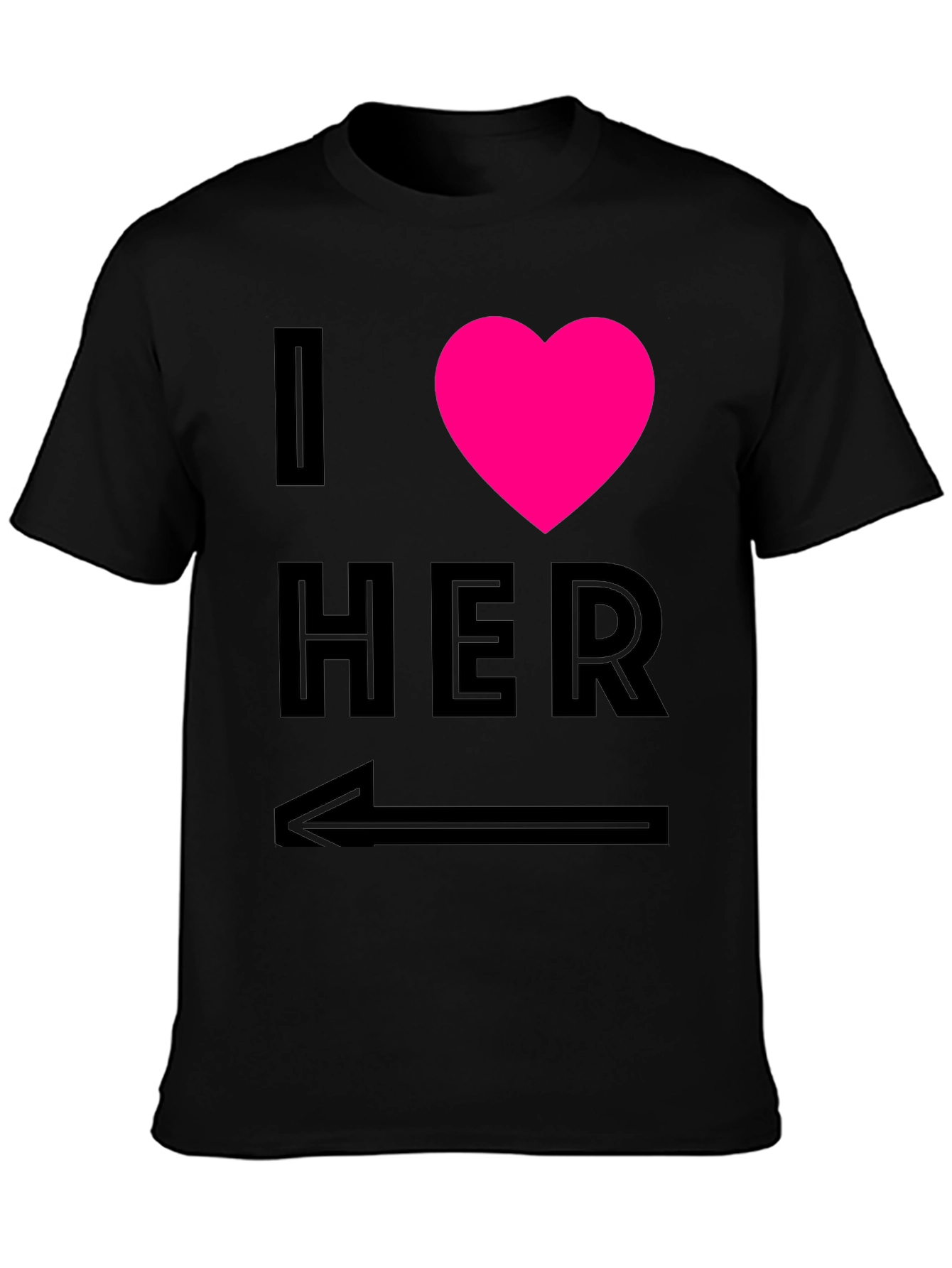 I Heart Her - Novelty Graphic T-Shirt