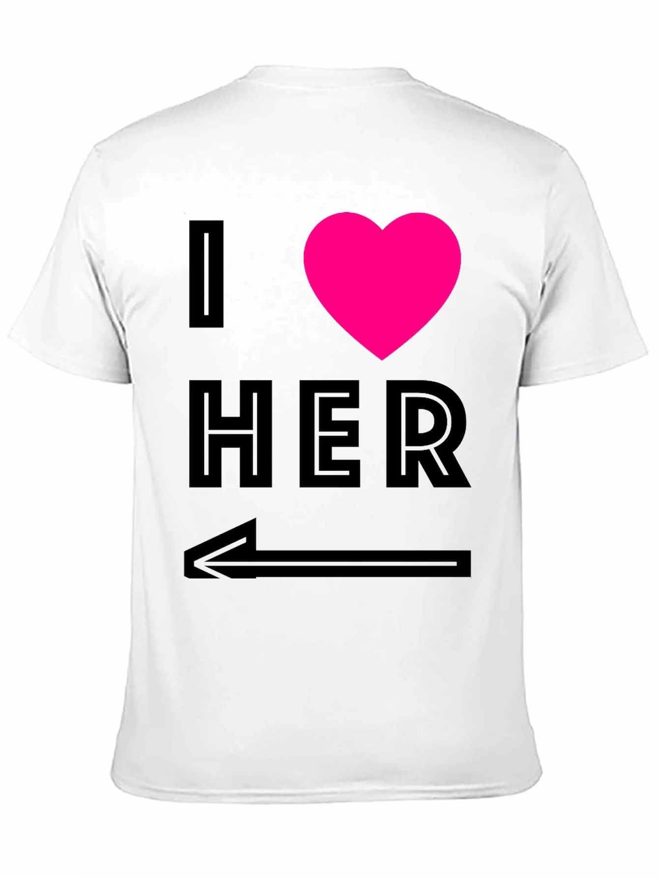 I Heart Her - Novelty Graphic T-Shirt