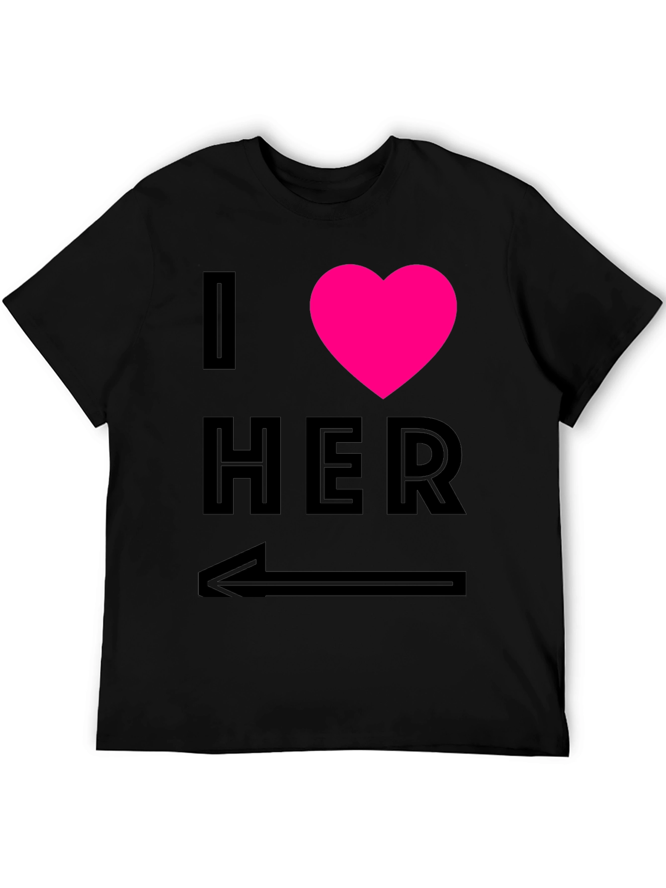 I Heart Her - Novelty Graphic T-Shirt