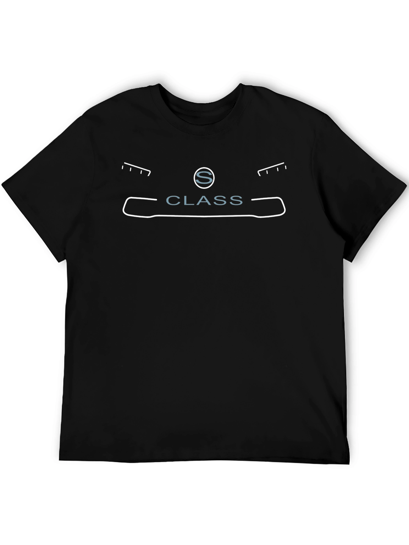 S-Class Car Silhouette Black Tee