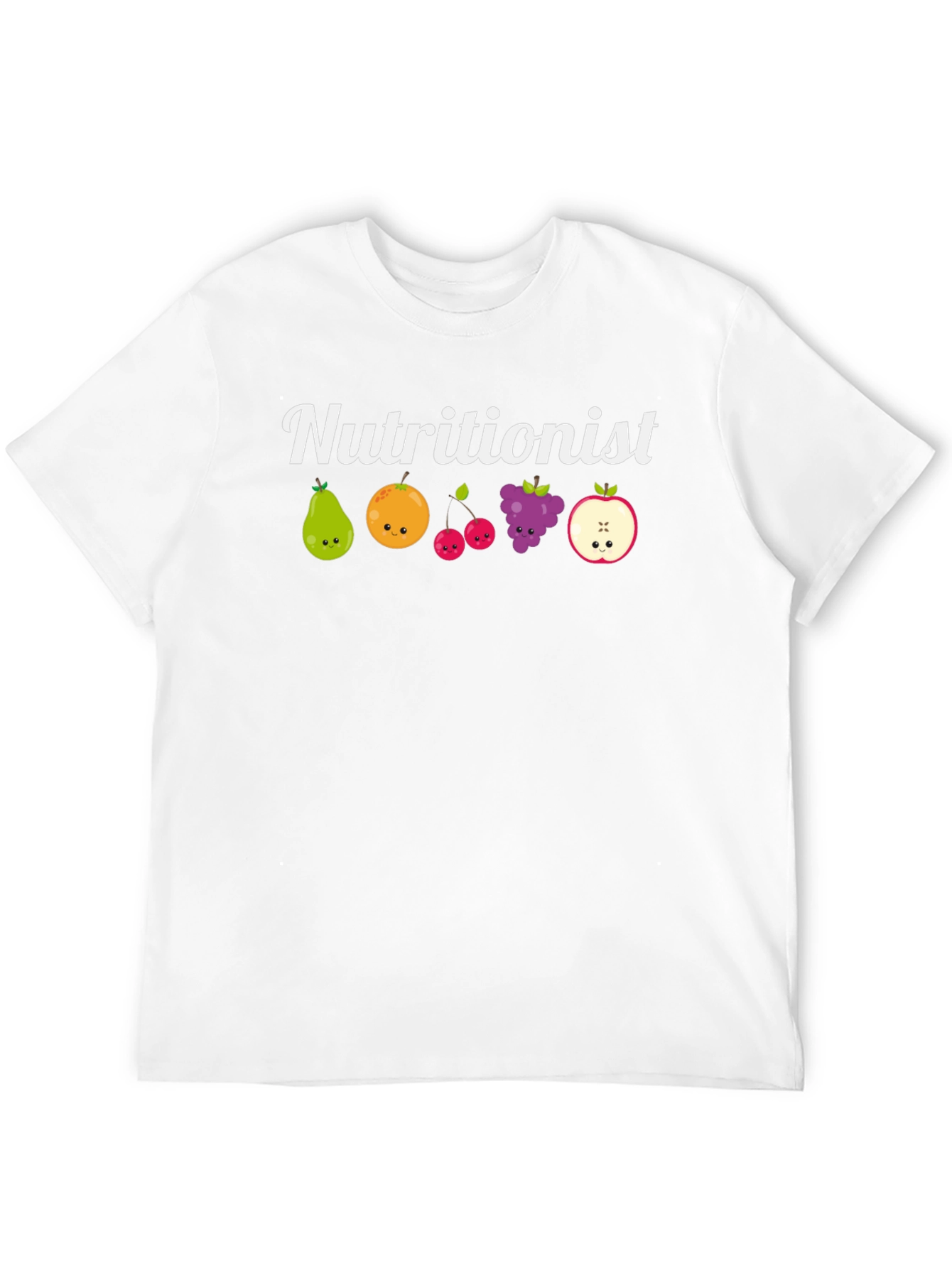 Nutritionist Fruit Cartoon T-Shirt