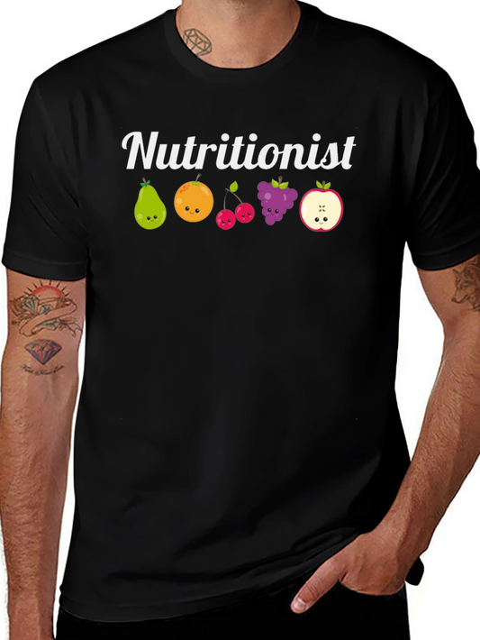 Nutritionist Fruit Cartoon T-Shirt