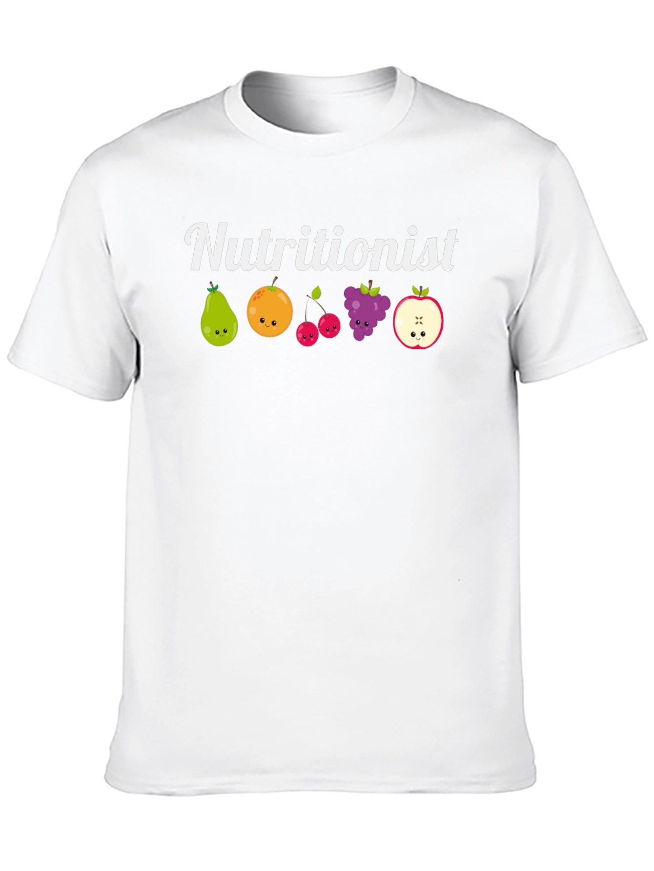 Nutritionist Fruit Cartoon T-Shirt