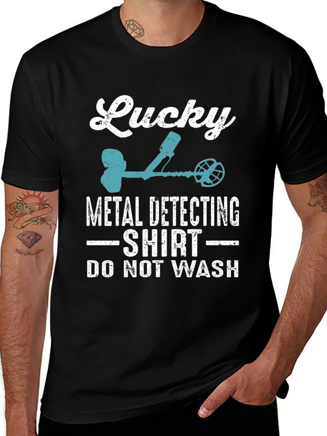 Lucky Metal Detecting Shirt - Do Not Wash