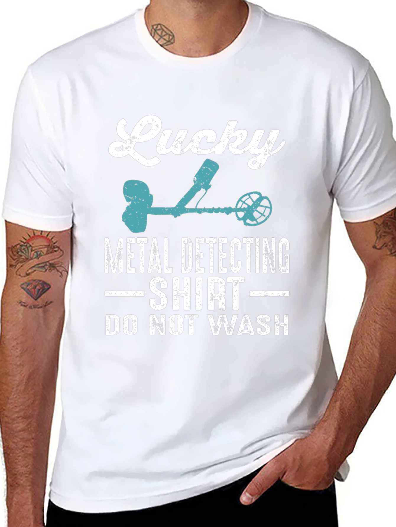 Lucky Metal Detecting Shirt - Do Not Wash