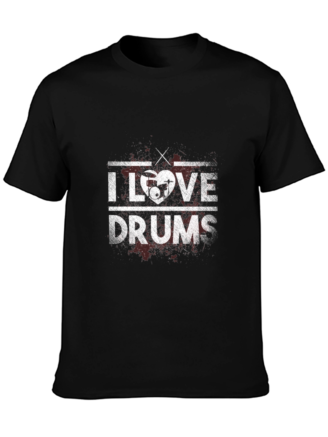 I Love Drums Graphic Tee - Musicians T-Shirt