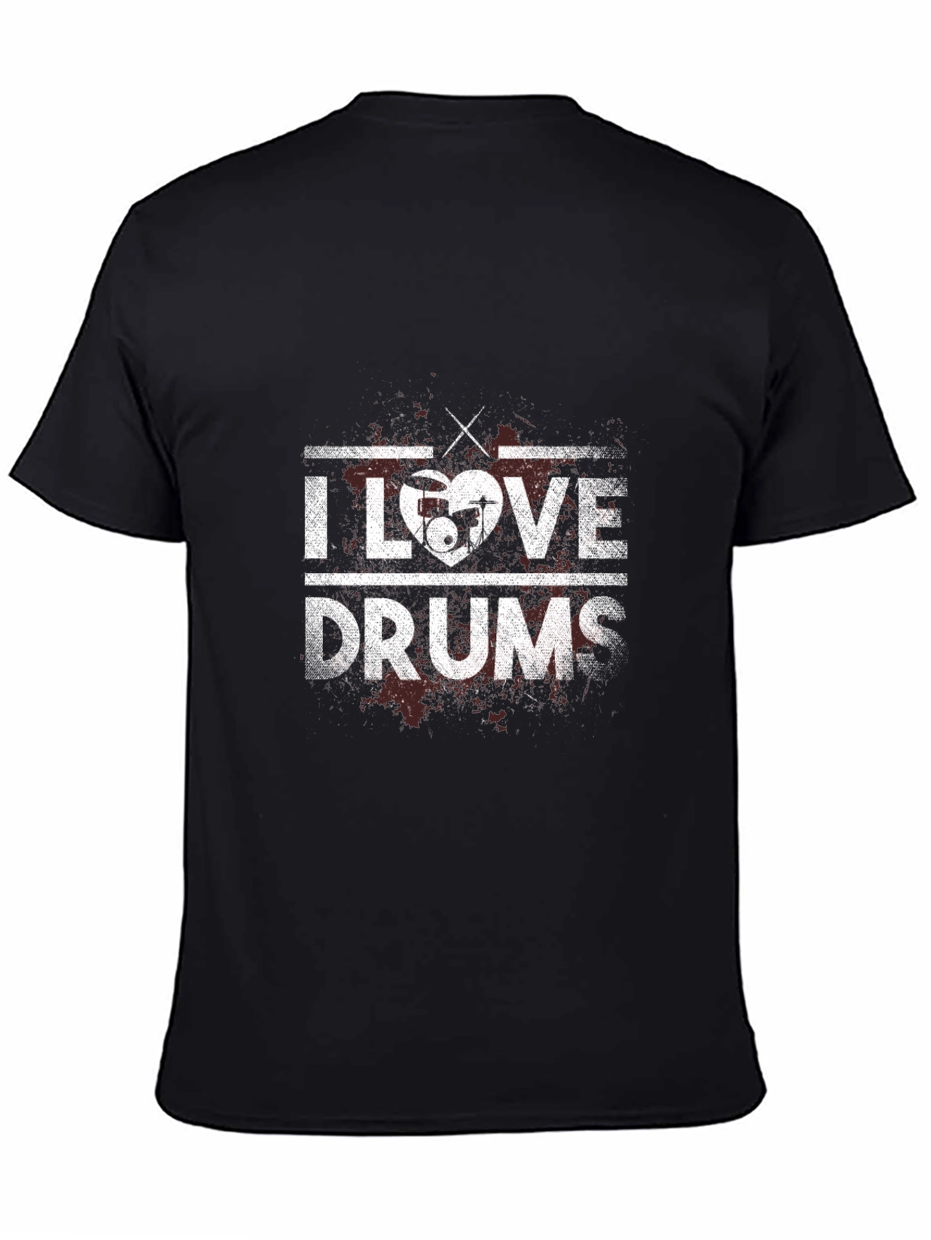I Love Drums Graphic Tee - Musicians T-Shirt