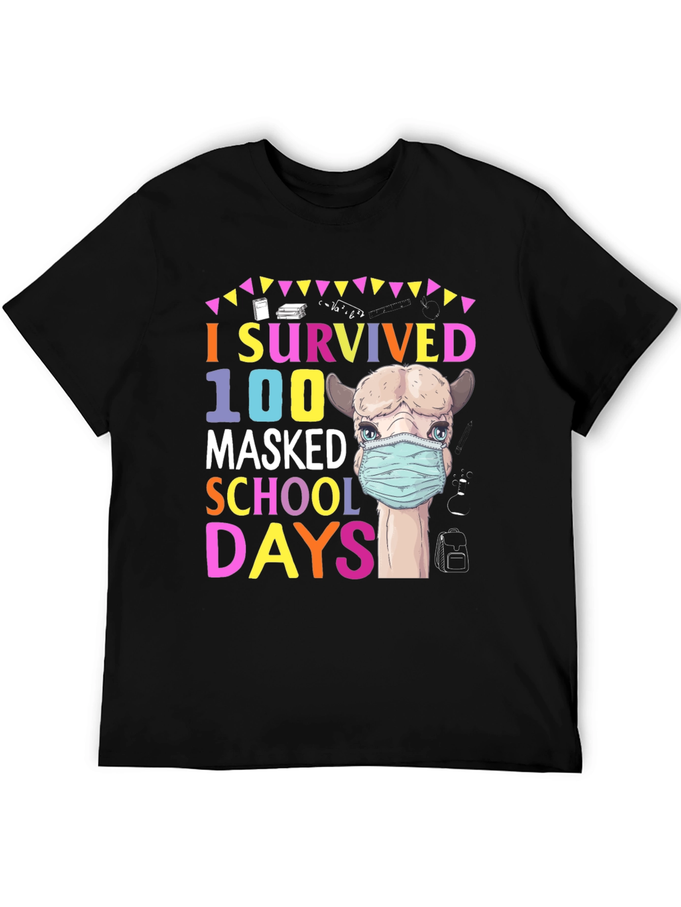 I Survived 100 Masked School Days T-Shirt