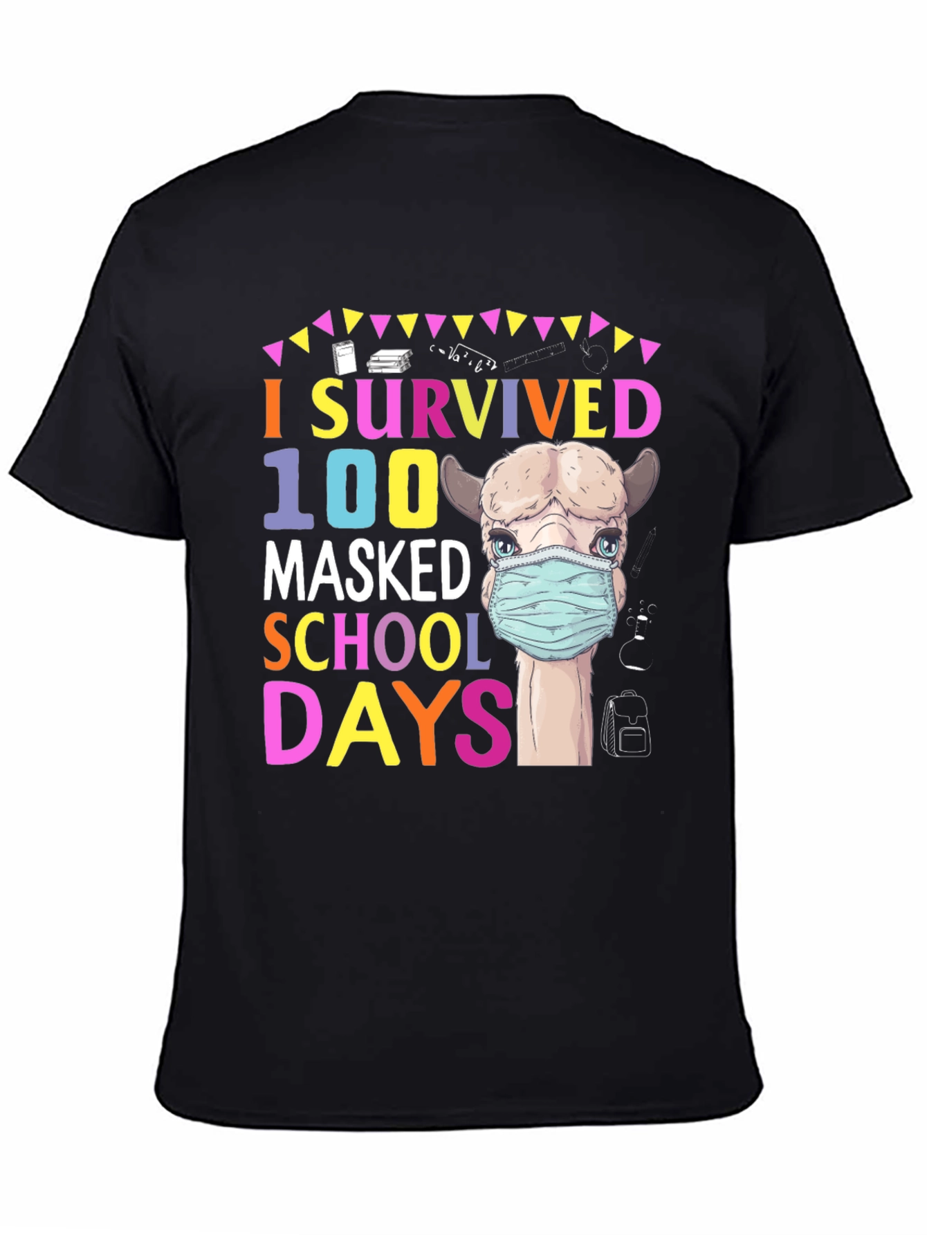 I Survived 100 Masked School Days T-Shirt
