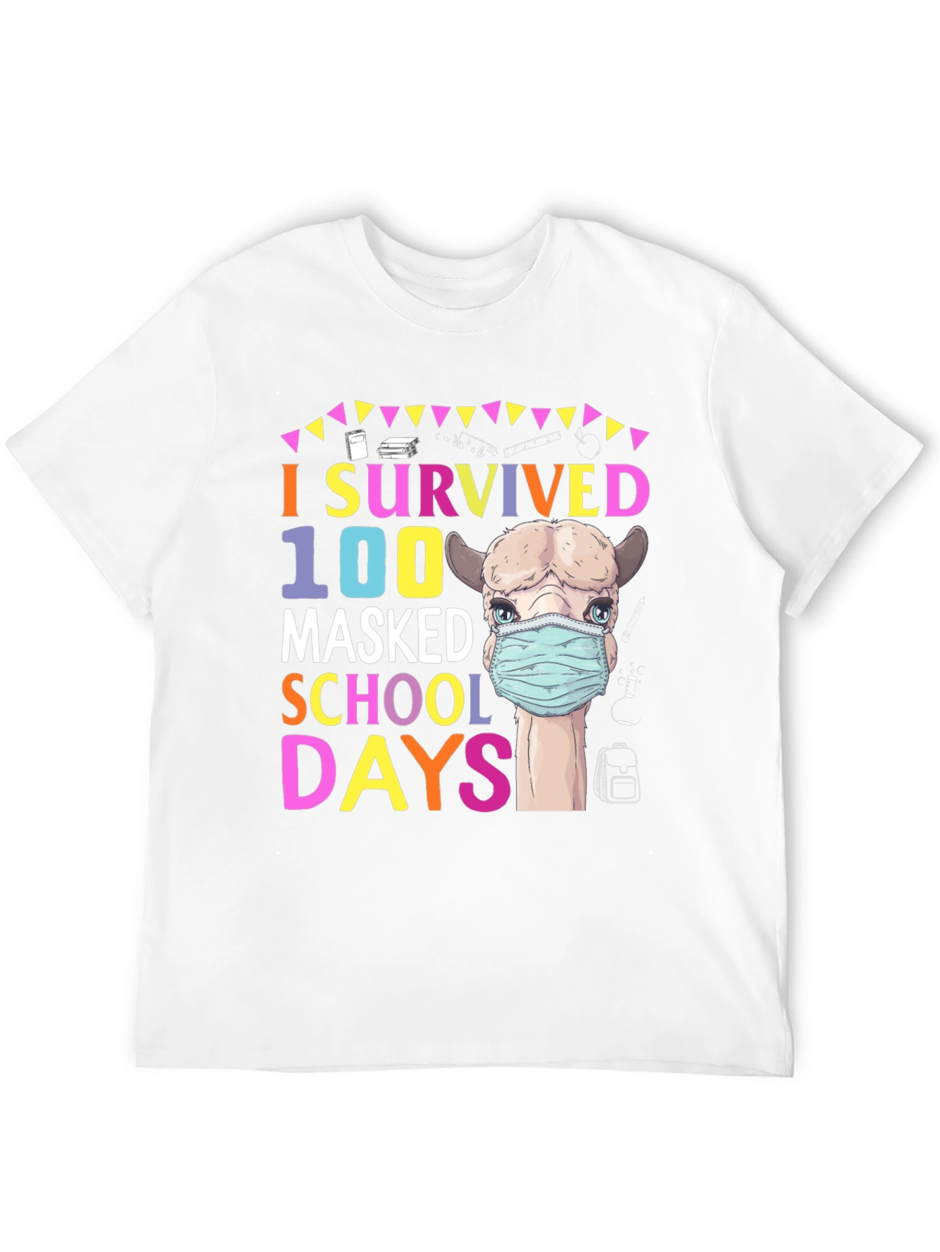 I Survived 100 Masked School Days T-Shirt