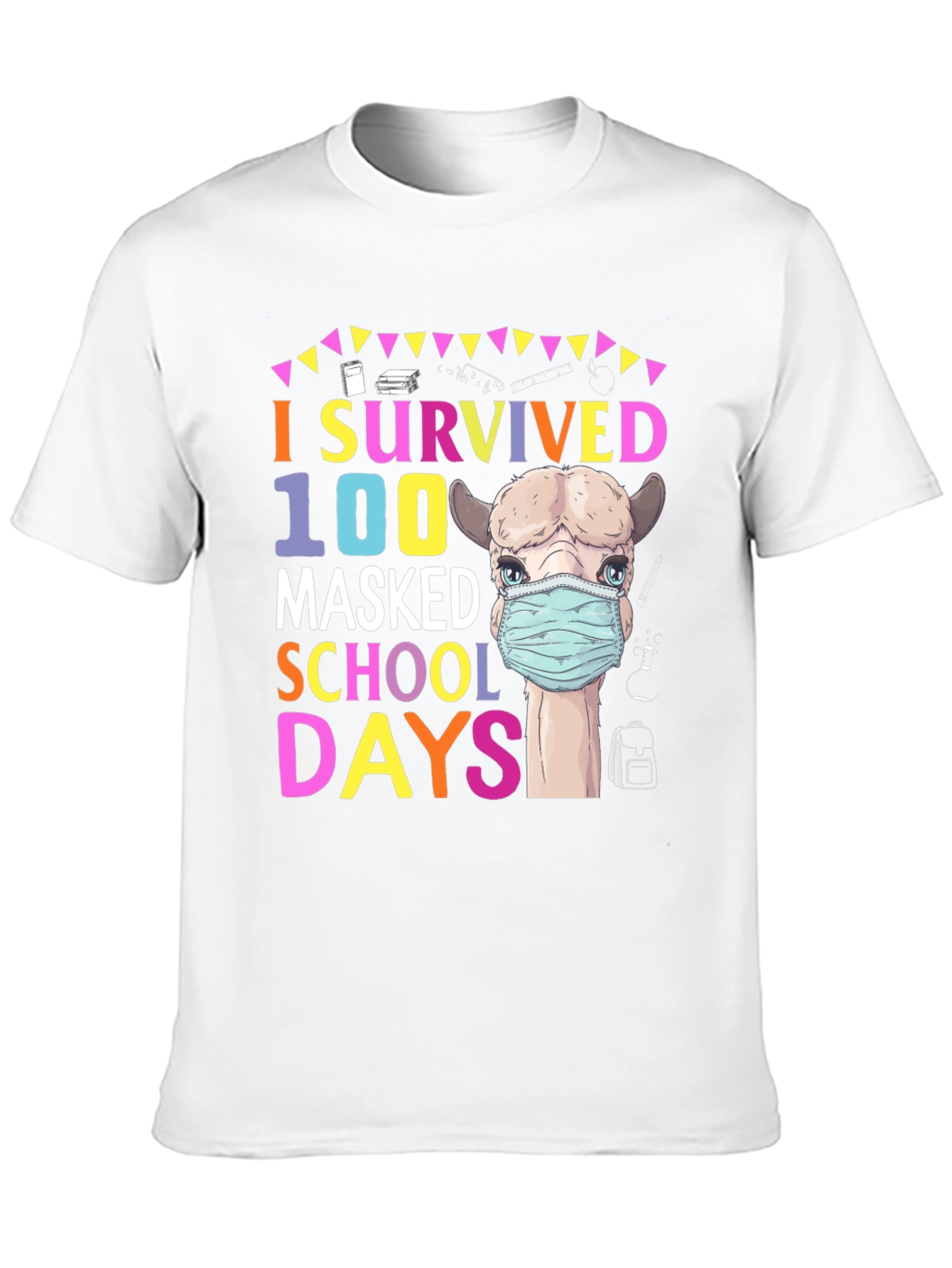 I Survived 100 Masked School Days T-Shirt