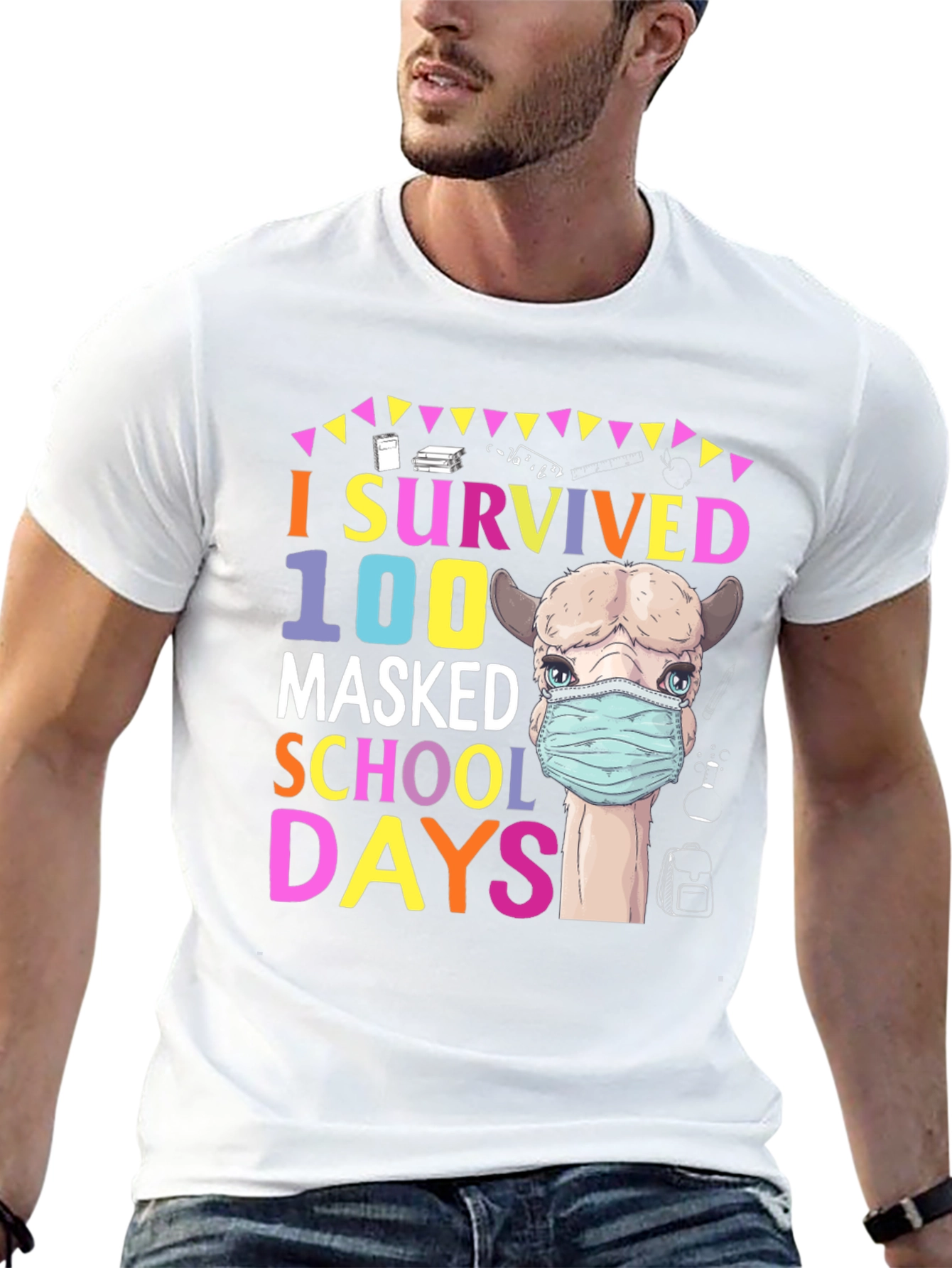 I Survived 100 Masked School Days T-Shirt