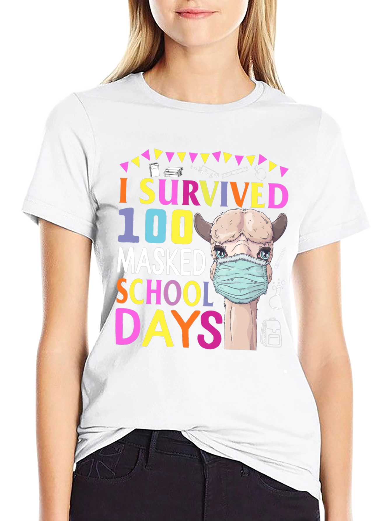 I Survived 100 Masked School Days T-Shirt