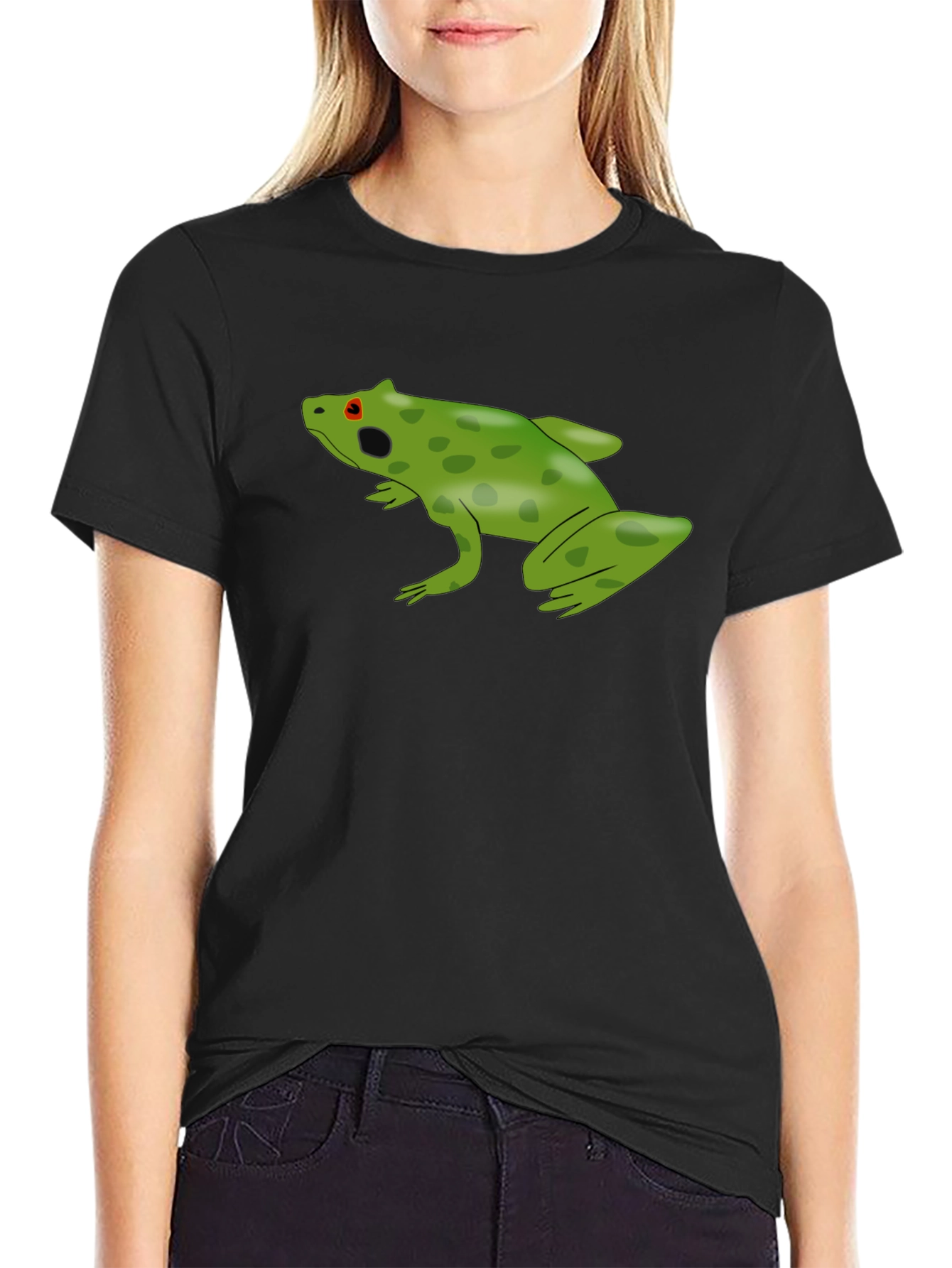 Green Frog Graphic T-Shirt - Casual Cool
