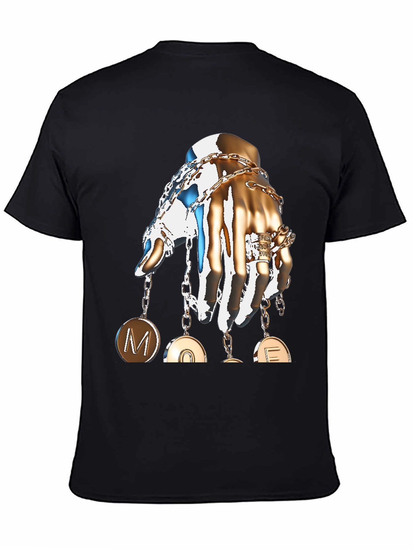 Statement Graphic T-Shirt: Hand with Charms