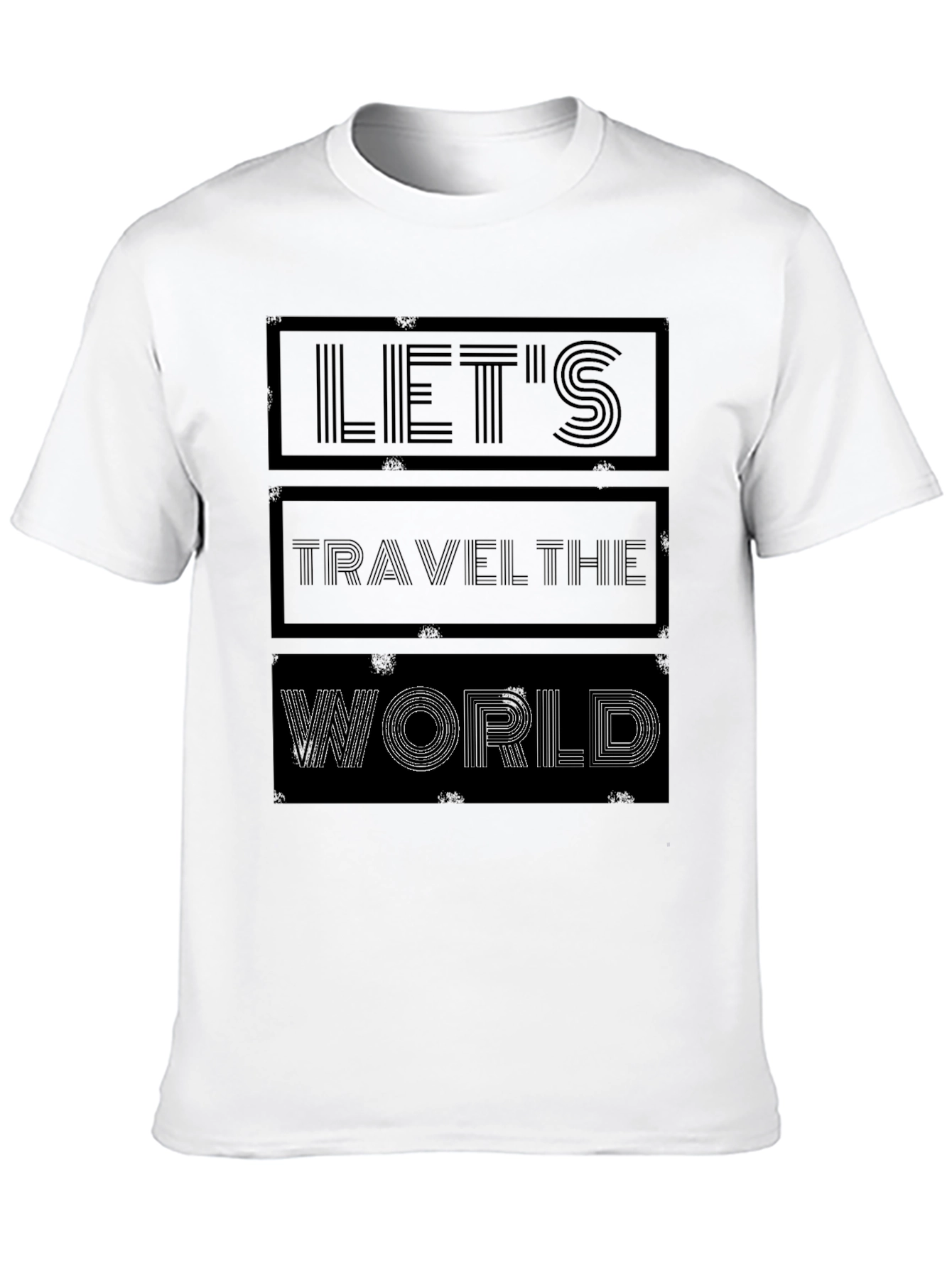 Lets Travel The World Graphic Tee