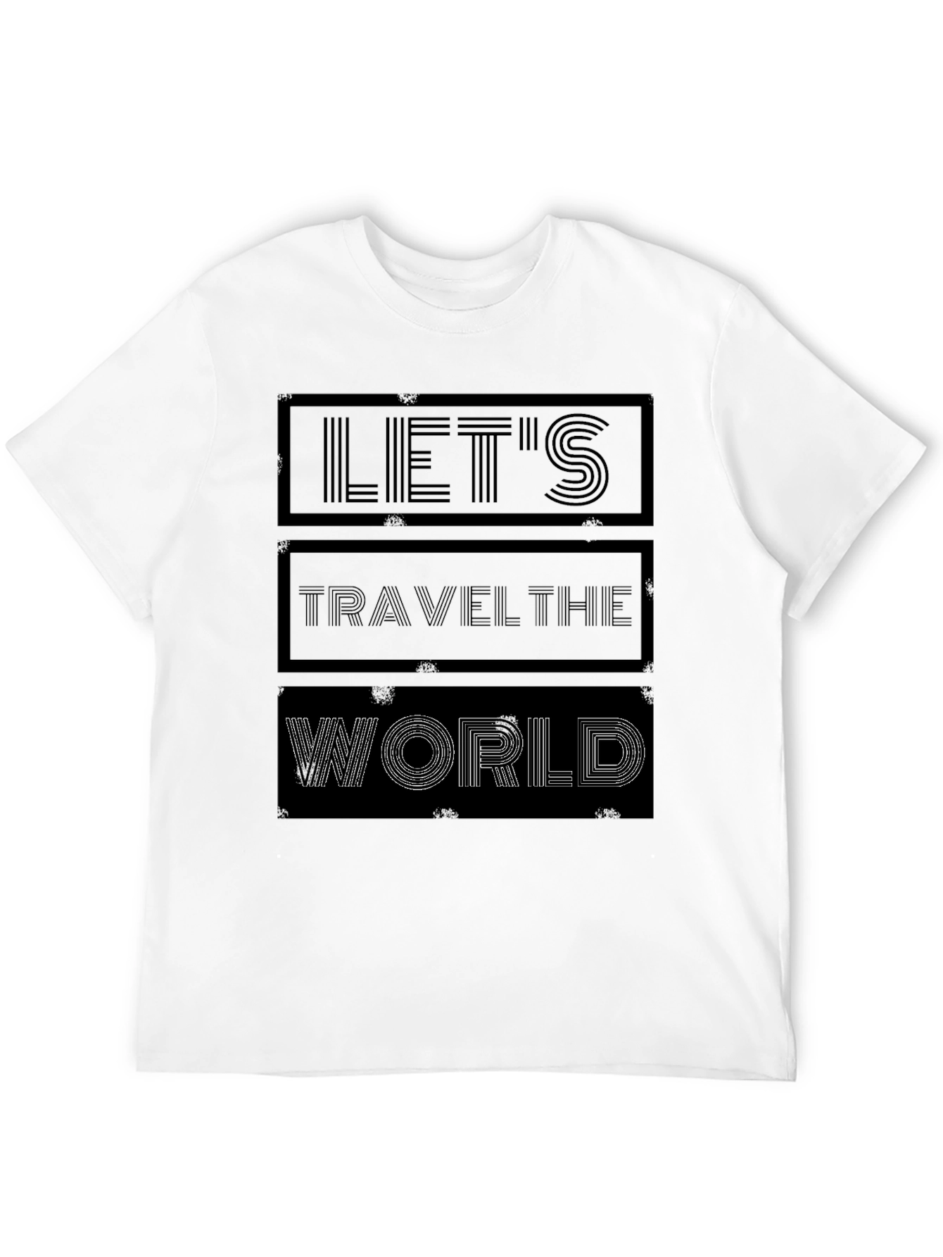 Lets Travel The World Graphic Tee