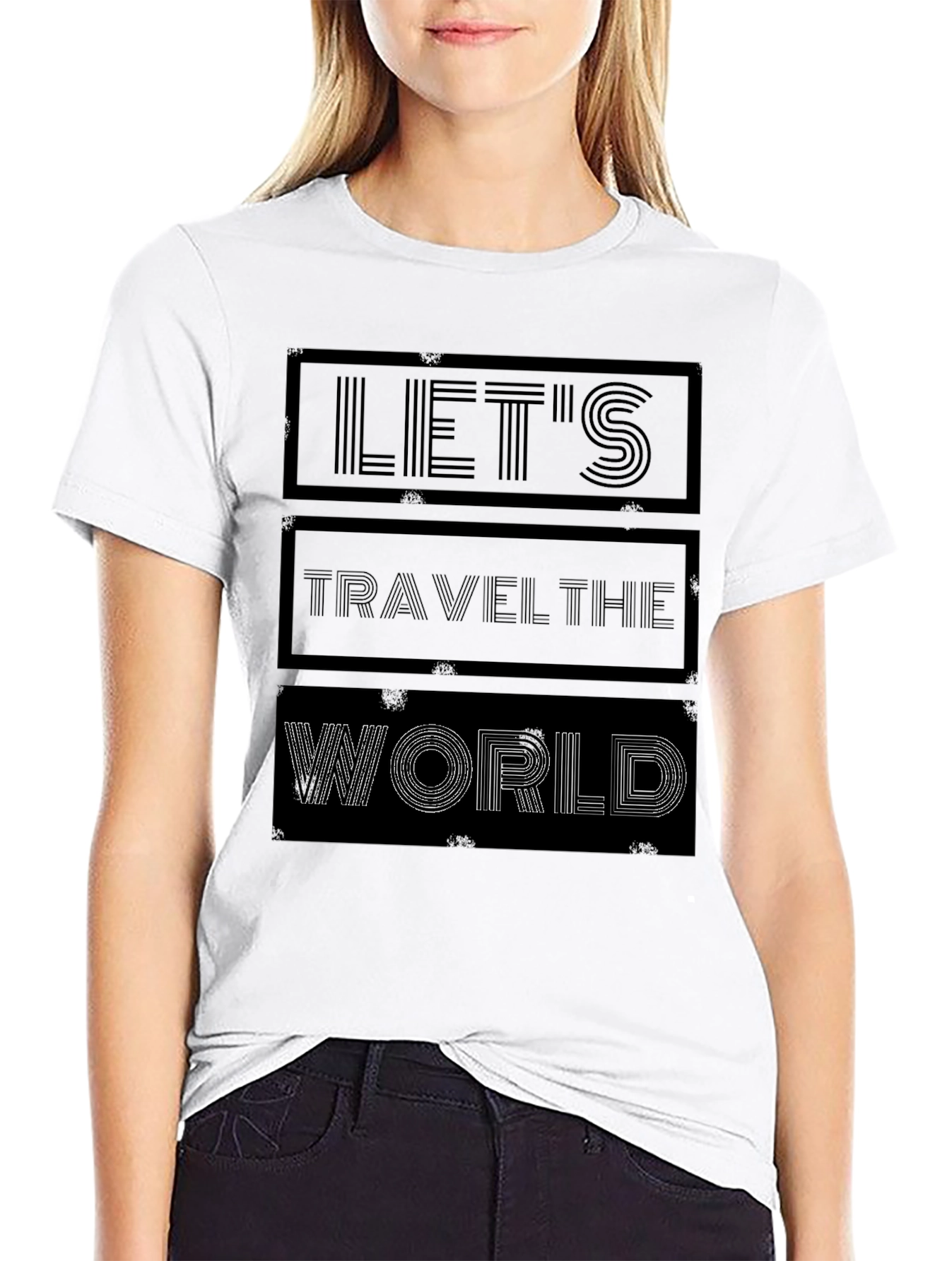 Lets Travel The World Graphic Tee