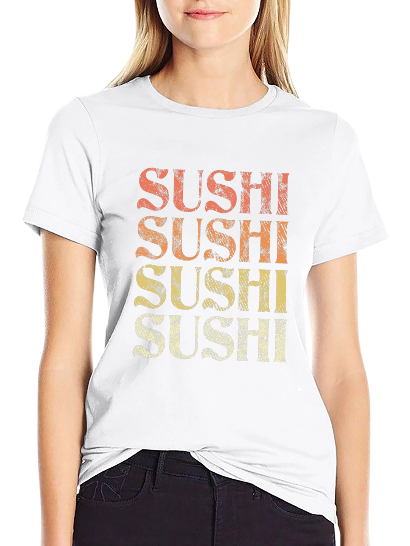 Retro Sushi T-Shirt -  Trendy Foodie Tee