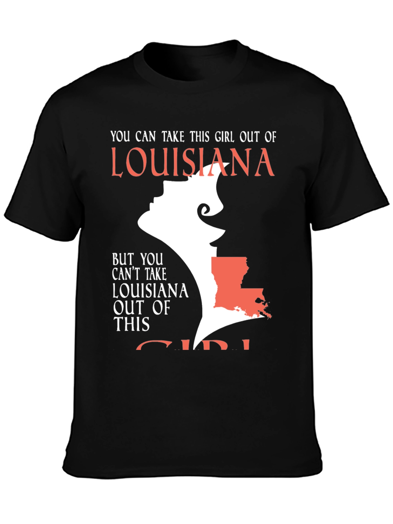 Louisiana Girl Graphic T-Shirt - State Pride Tee
