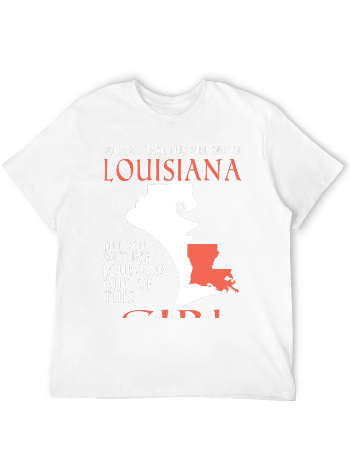 Louisiana Girl Graphic T-Shirt - State Pride Tee