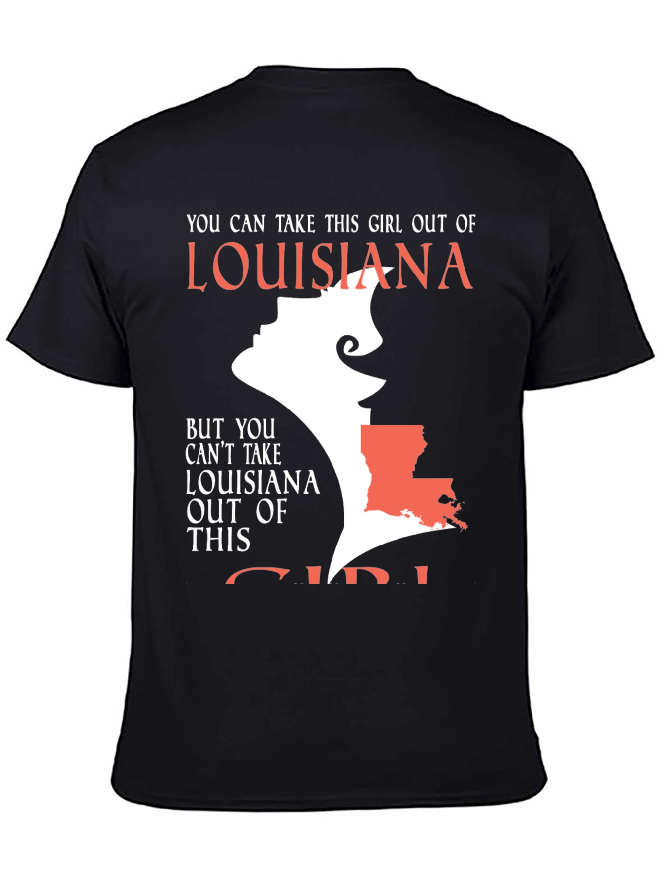 Louisiana Girl Graphic T-Shirt - State Pride Tee
