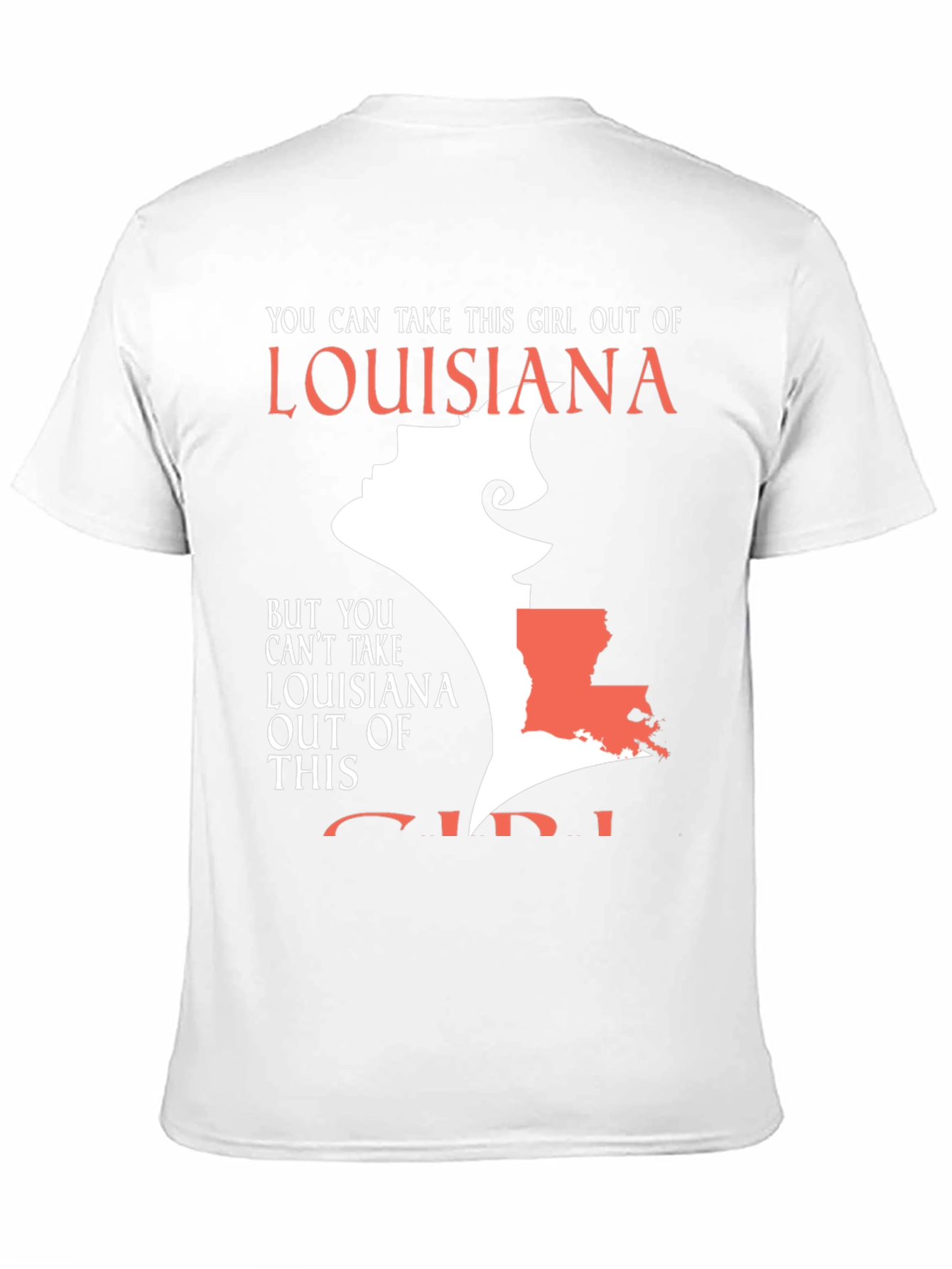 Louisiana Girl Graphic T-Shirt - State Pride Tee