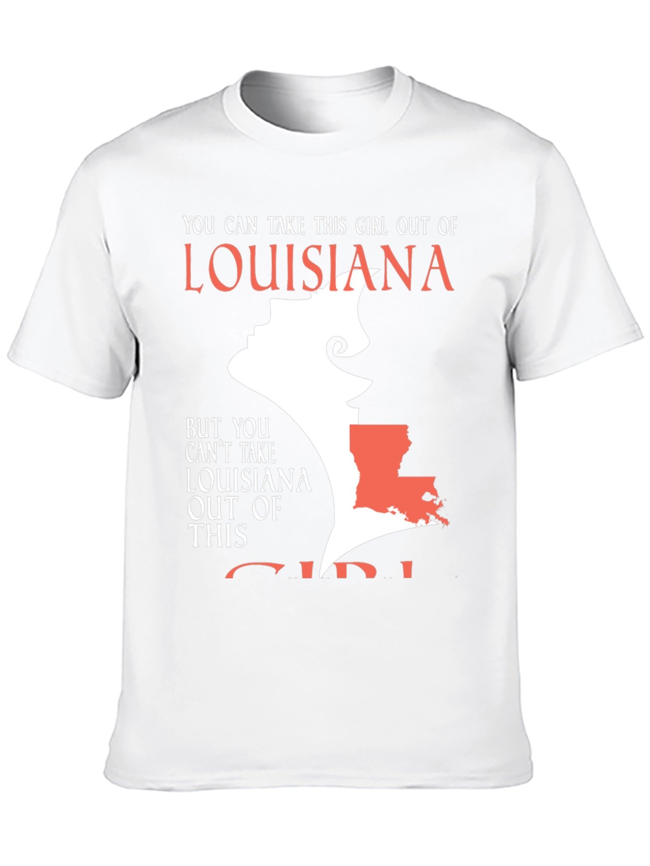 Louisiana Girl Graphic T-Shirt - State Pride Tee