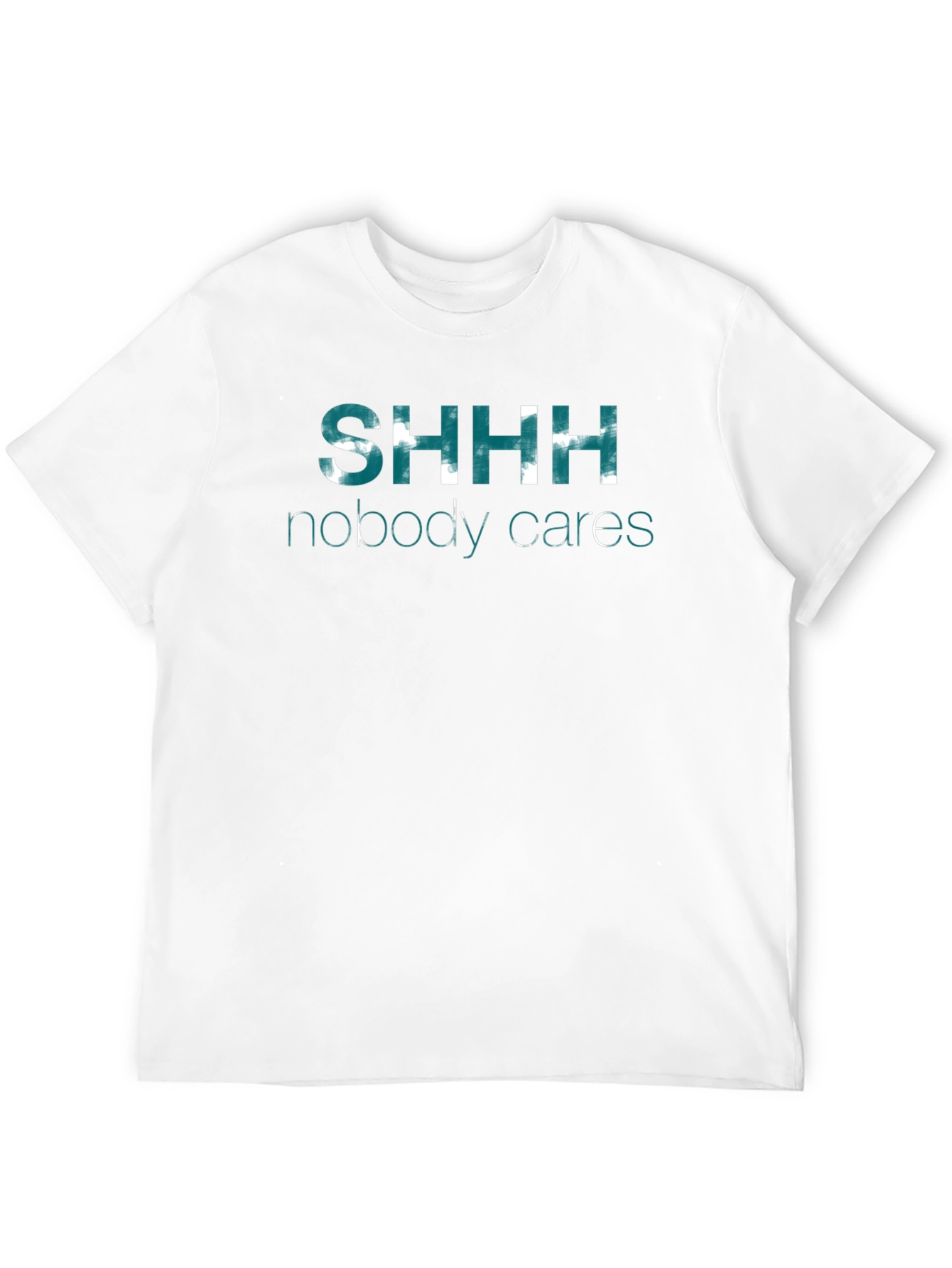 SHHH Nobody Cares Graphic Tee - Black