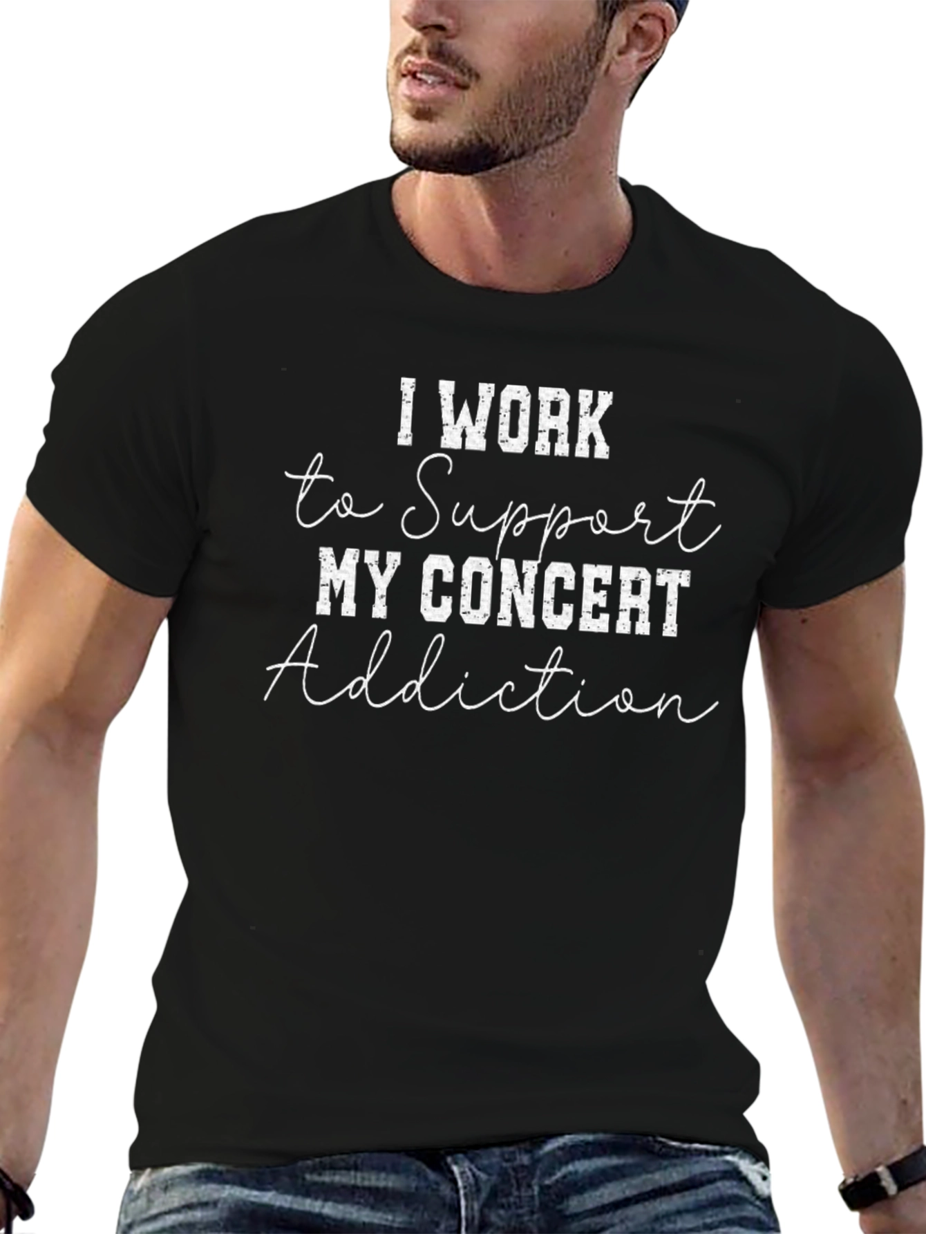 Concert Addiction T-Shirt - Funny Music Lover Tee