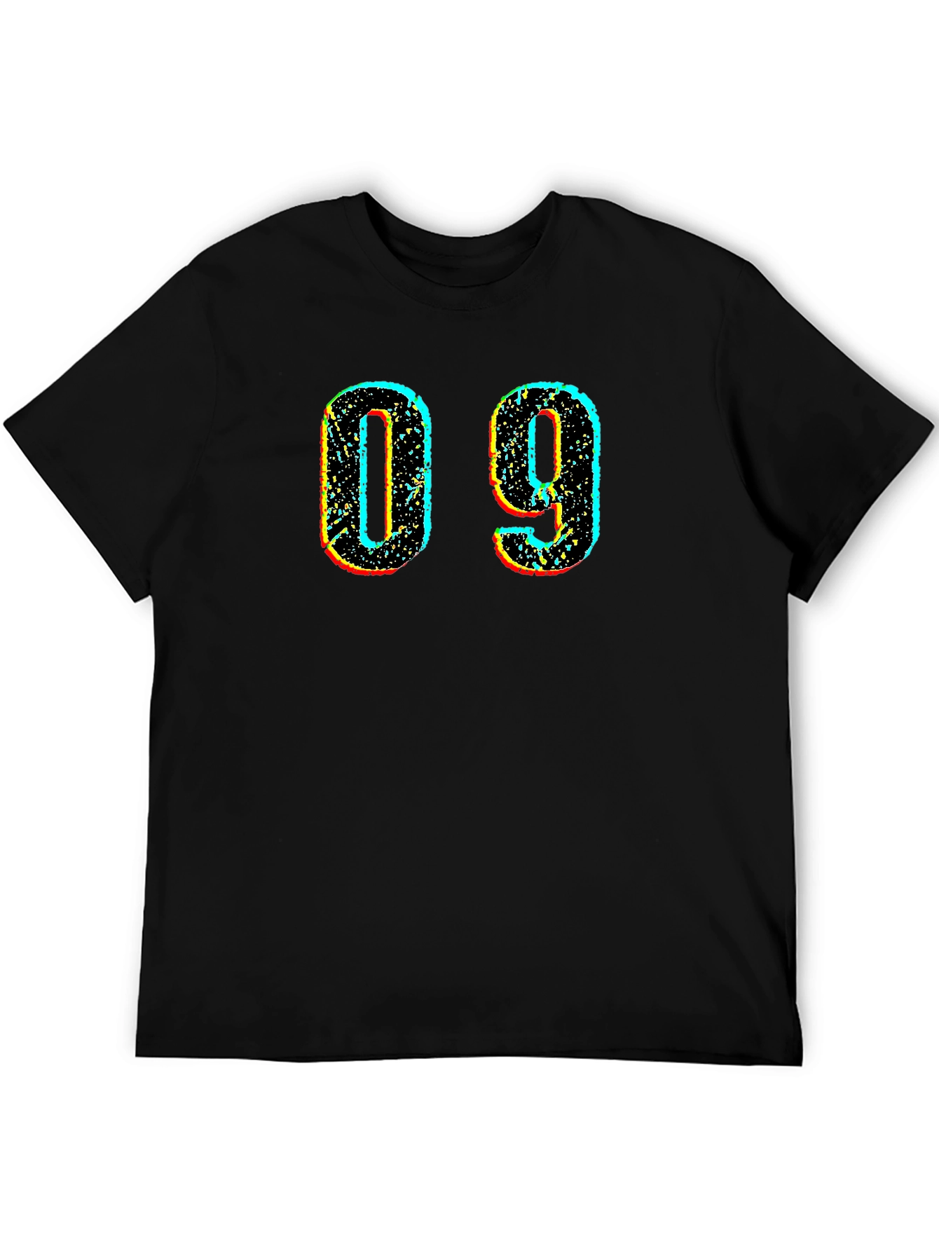 Retro Style Number 09 Graphic T-Shirt