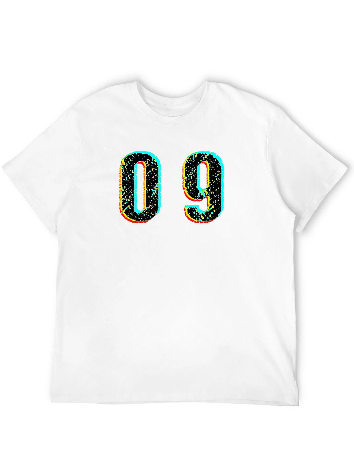 Retro Style Number 09 Graphic T-Shirt