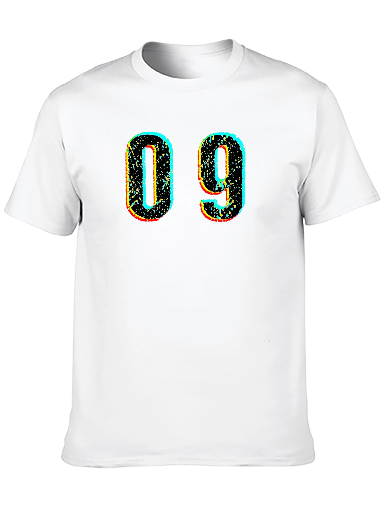 Retro Style Number 09 Graphic T-Shirt