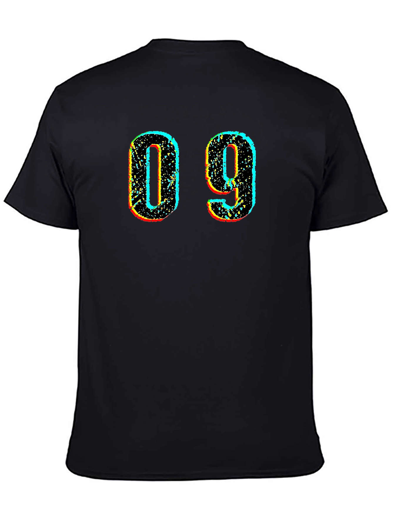 Retro Style Number 09 Graphic T-Shirt