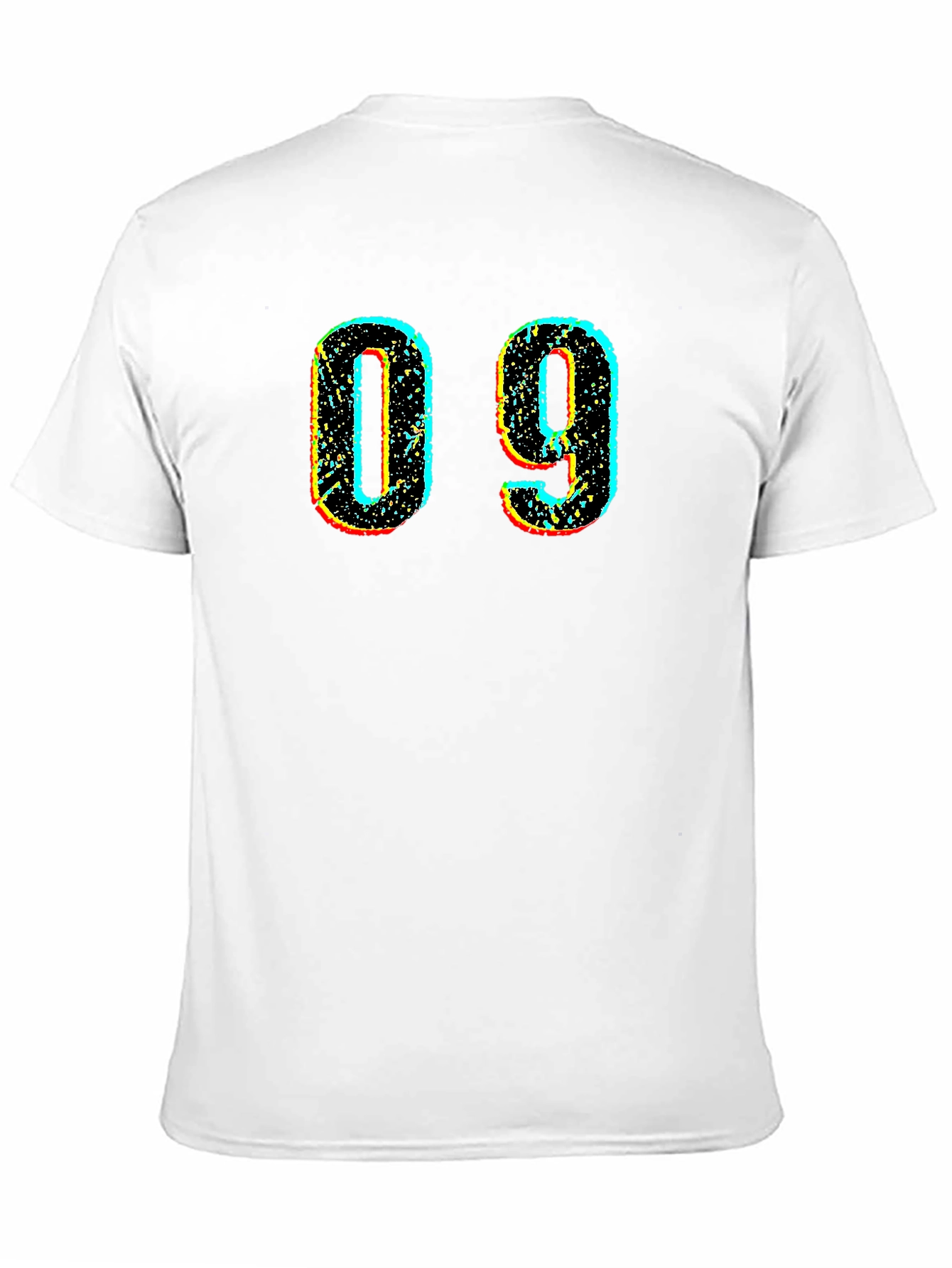 Retro Style Number 09 Graphic T-Shirt