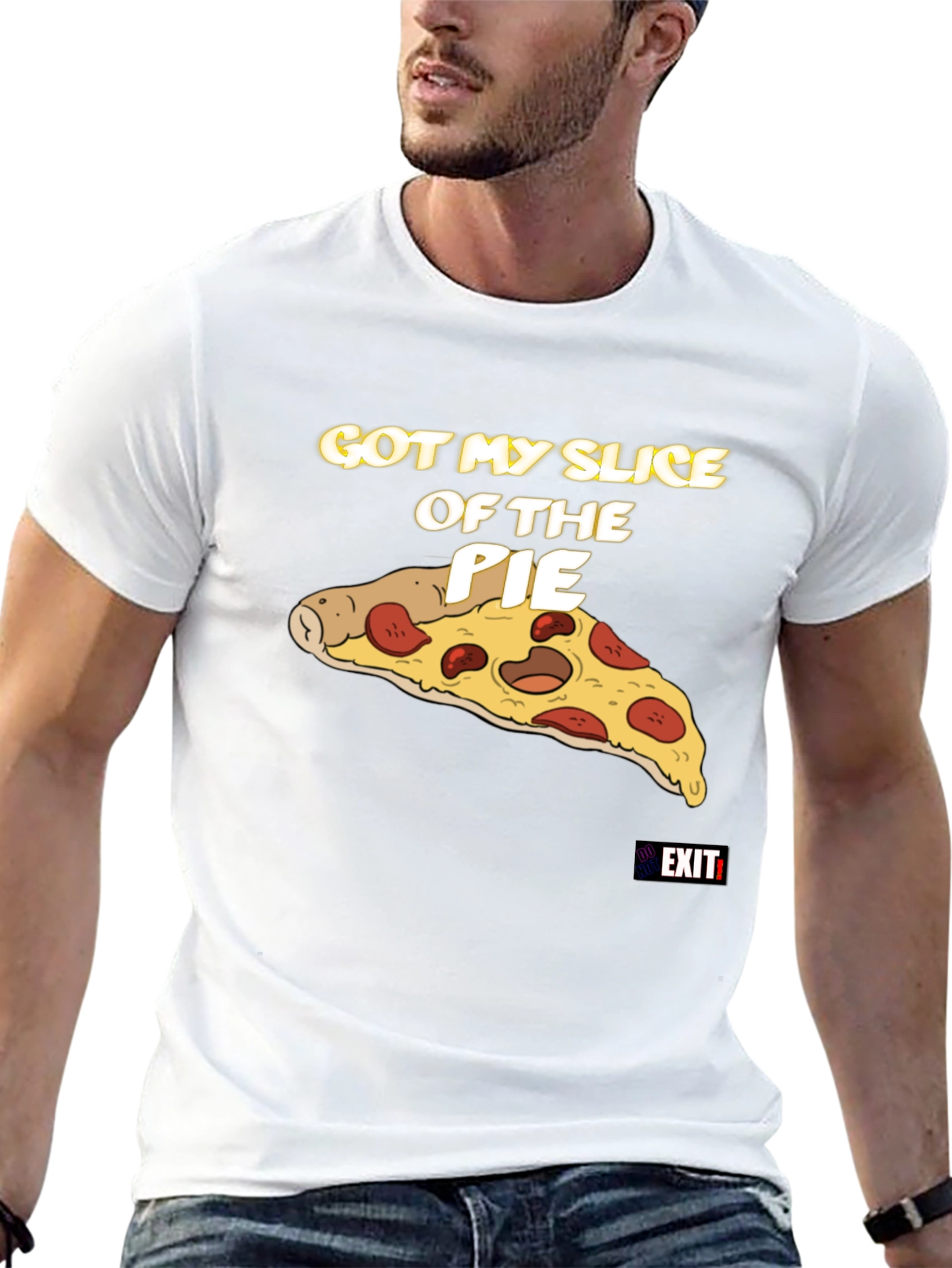 Slice of the Pie Graphic Tee - Black