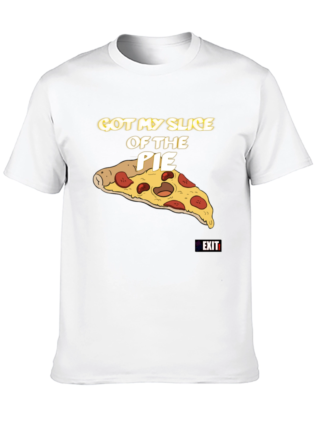 Slice of the Pie Graphic Tee - Black