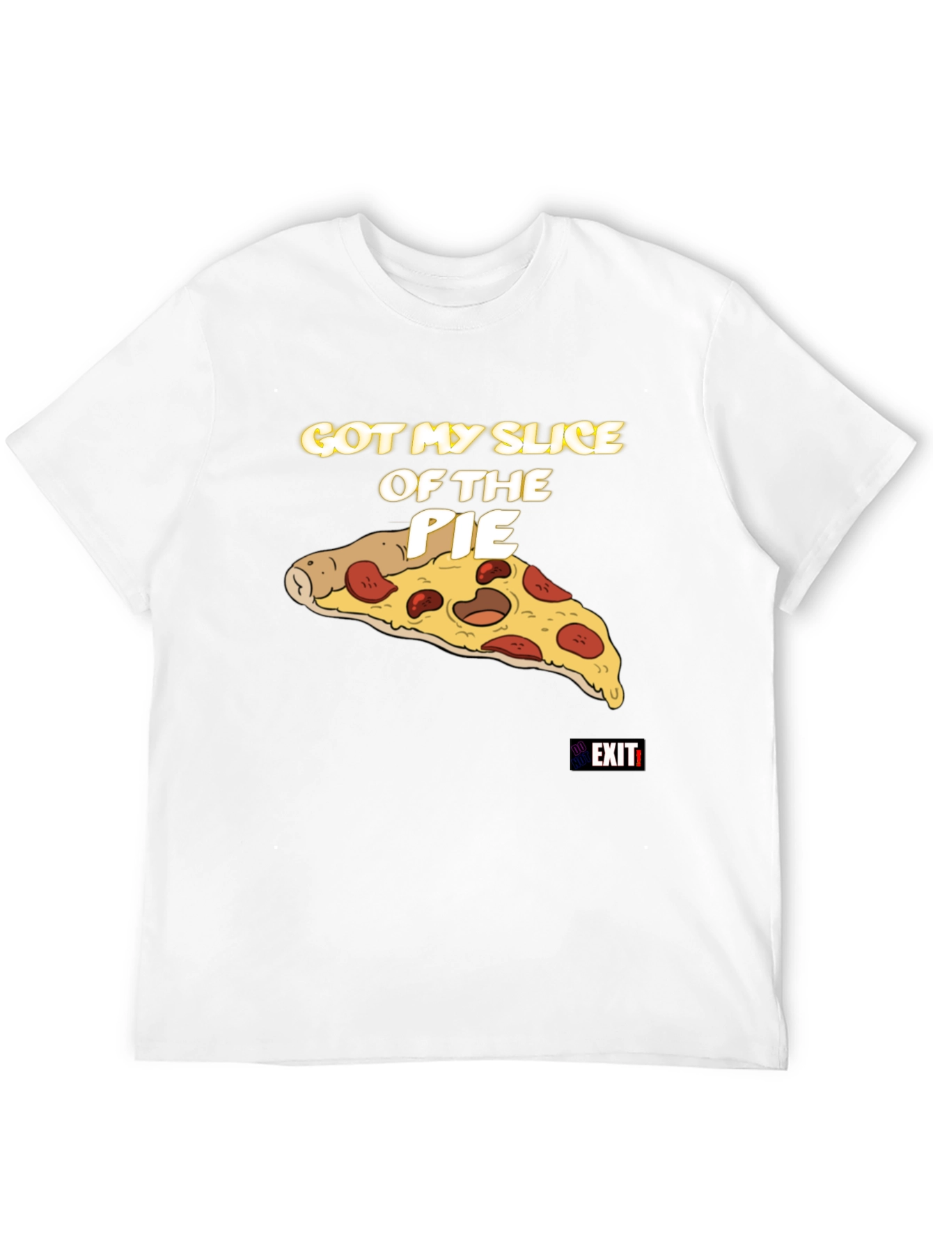 Slice of the Pie Graphic Tee - Black