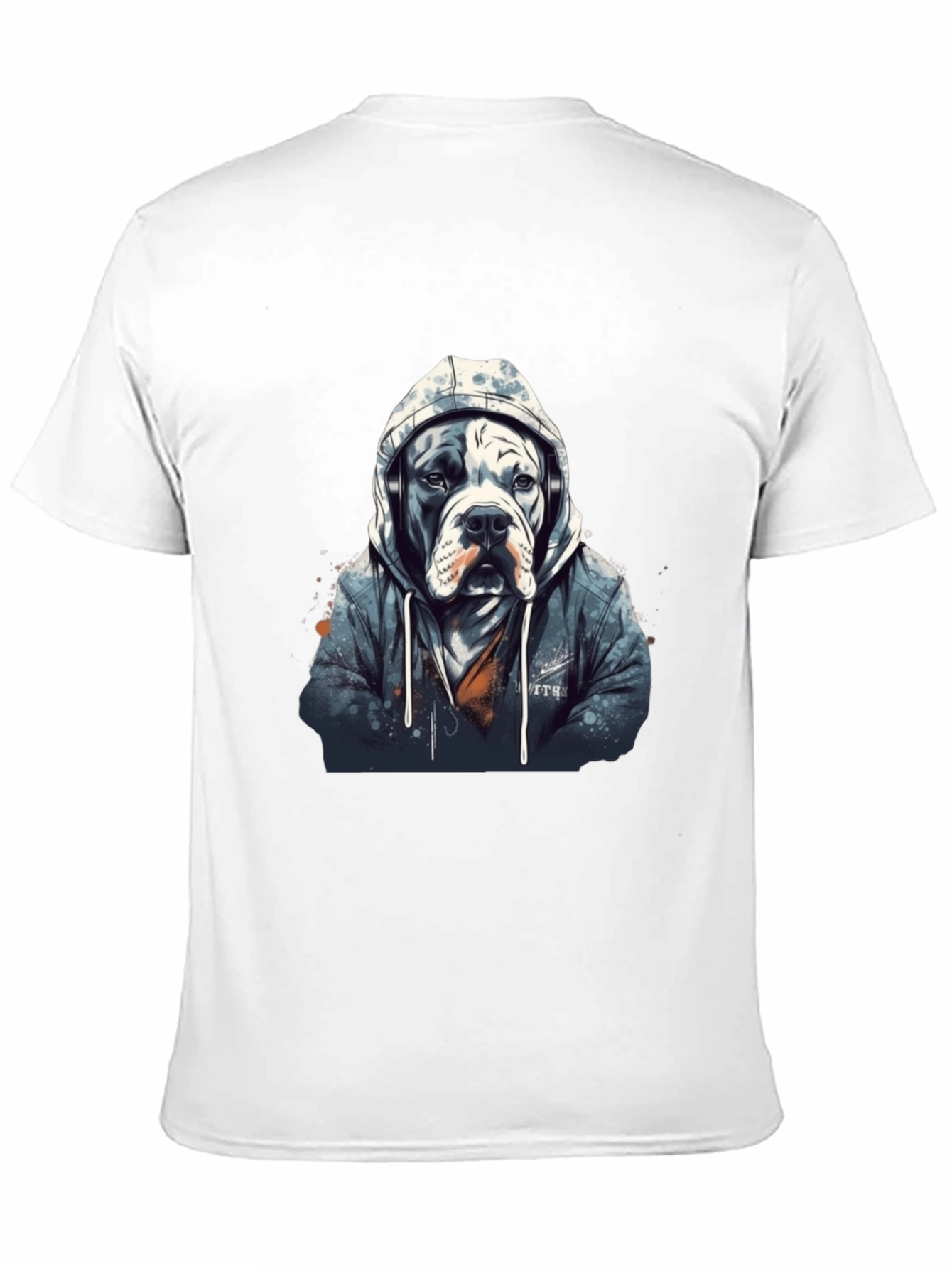 Dog in Hoodie Graphic Tee - Urban Style
