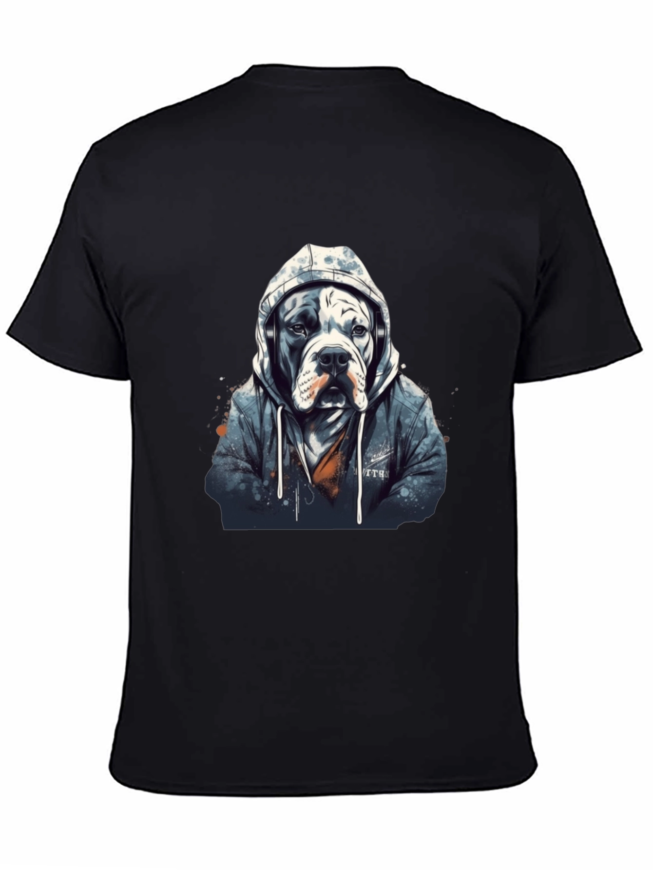 Dog in Hoodie Graphic Tee - Urban Style