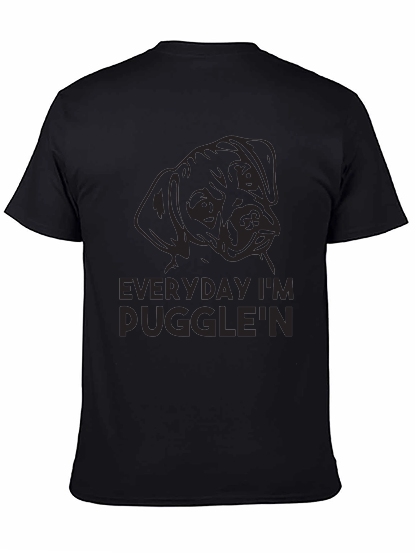 Everyday Im Pugglen Graphic Tee