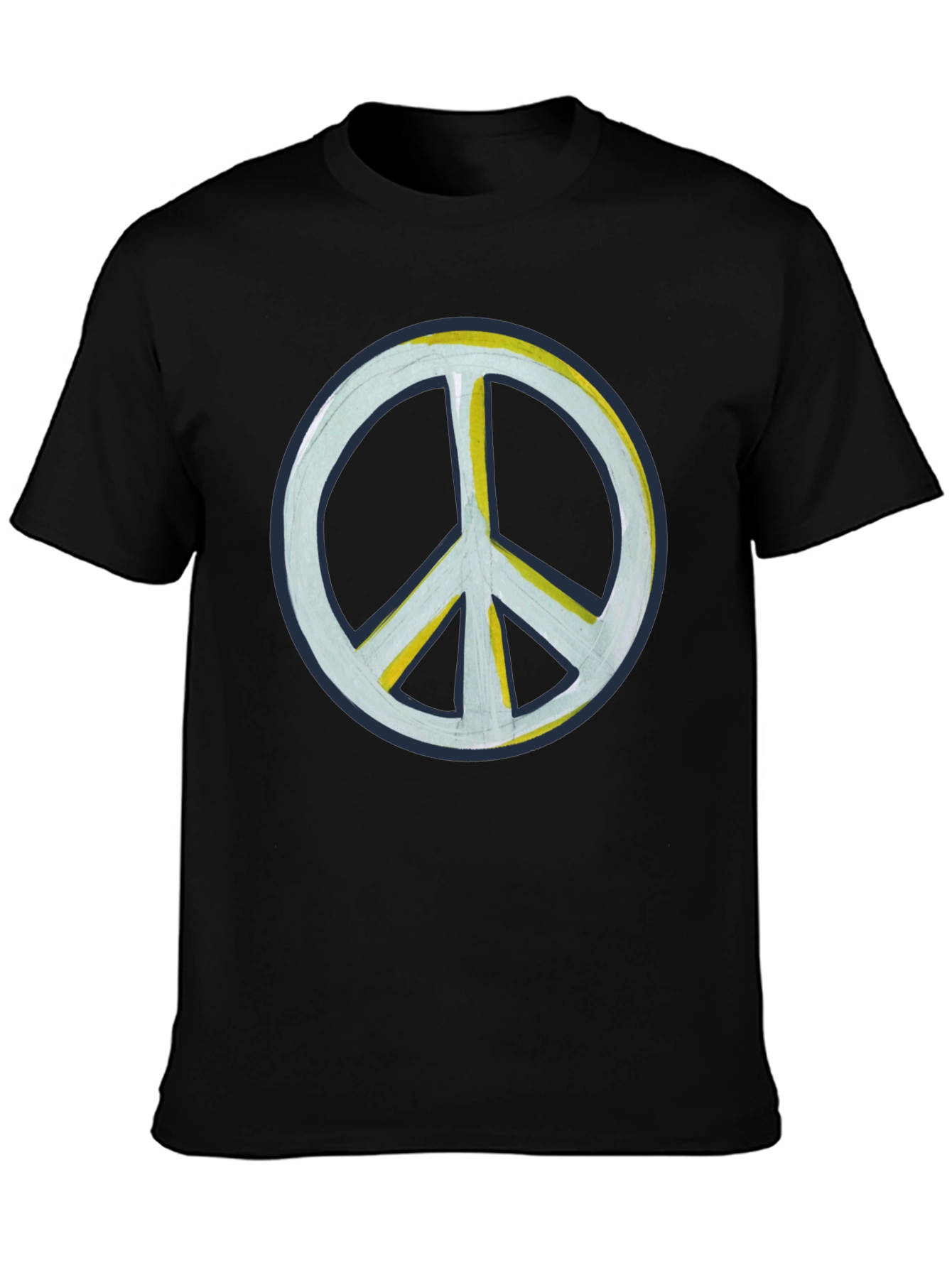 Peace Sign Black T-Shirt - Casual Comfort