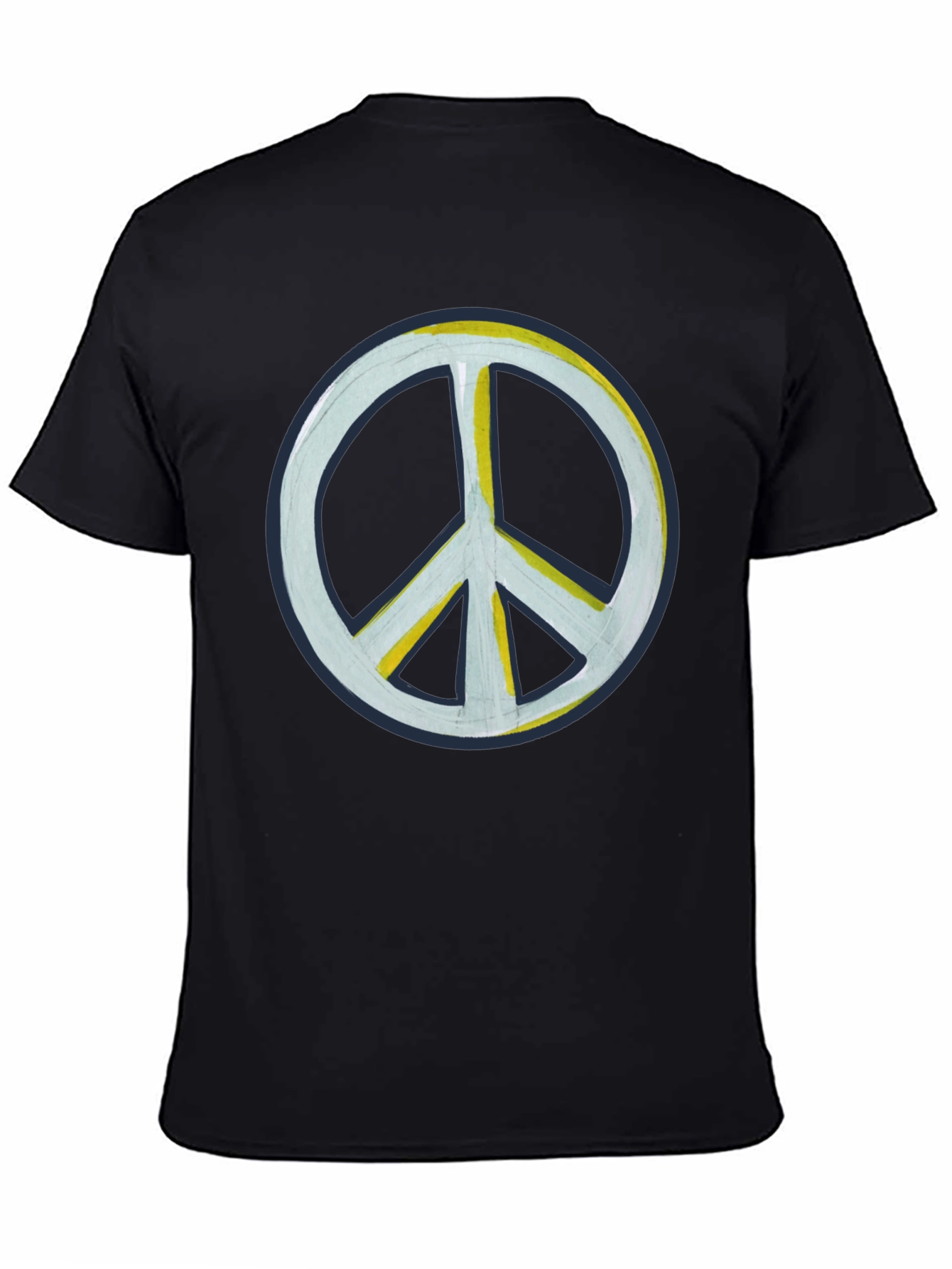 Peace Sign Black T-Shirt - Casual Comfort